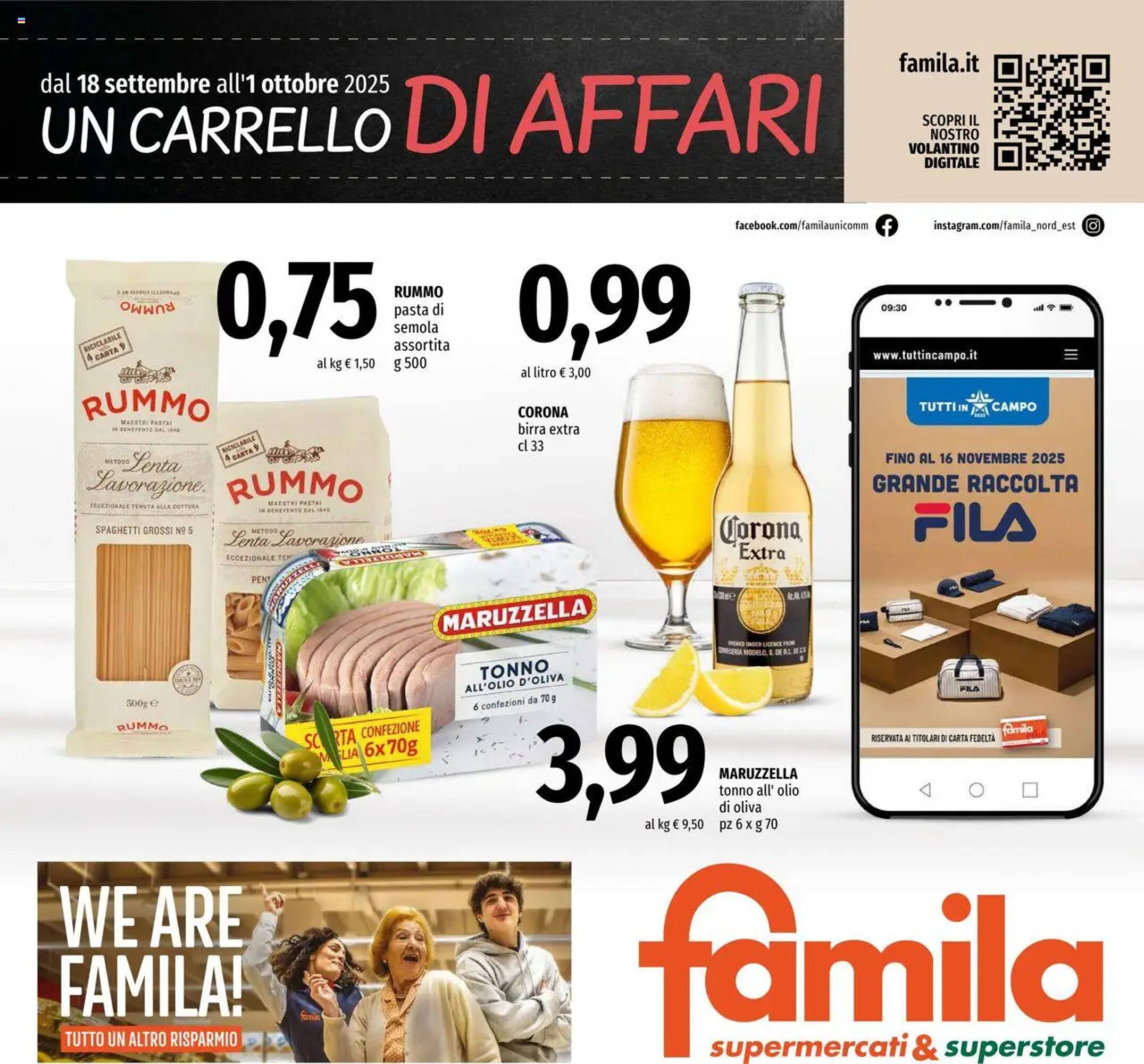 Volantino Famila (2025-09-18 - 2025-10-01)