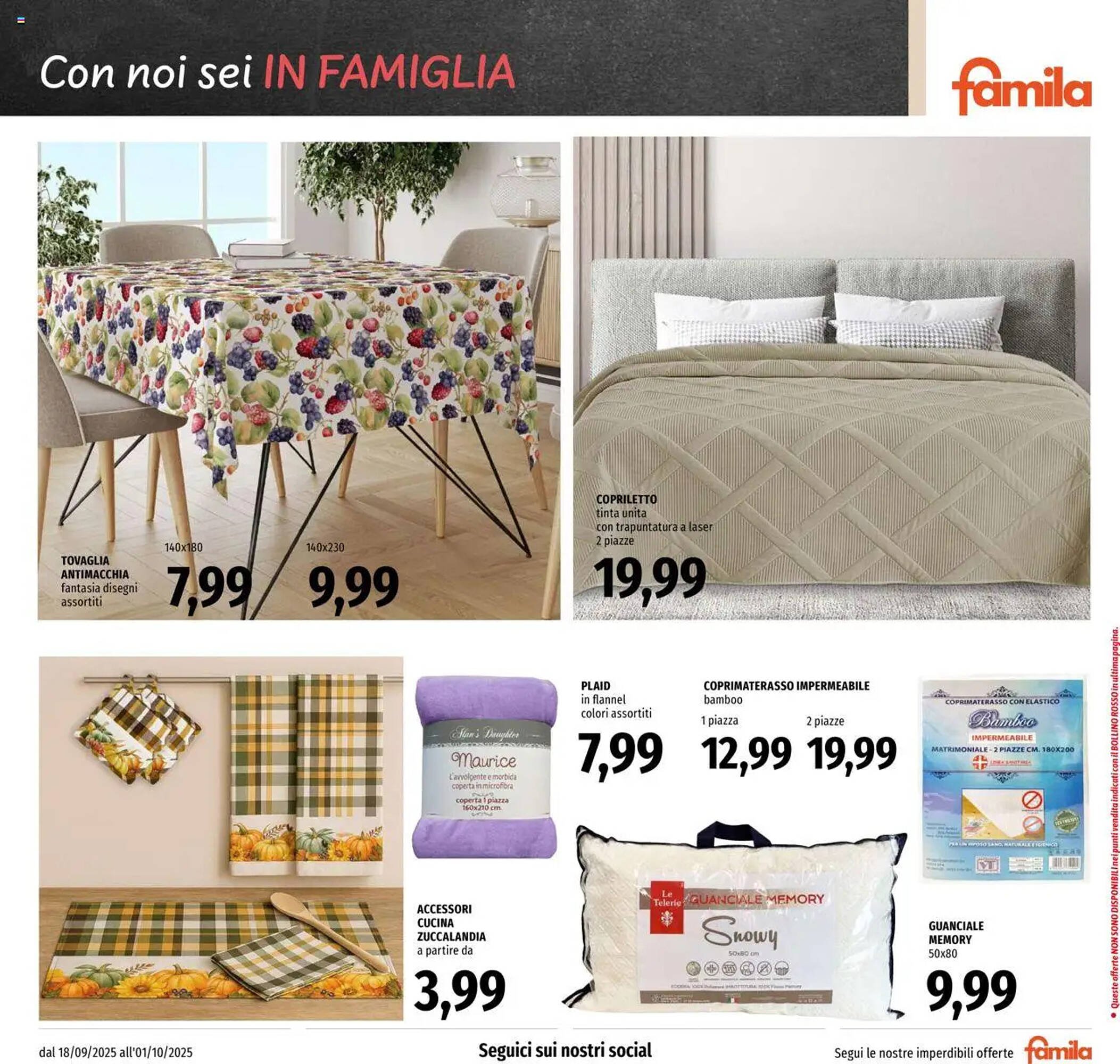 Volantino Famila (2025-09-18 - 2025-10-01)