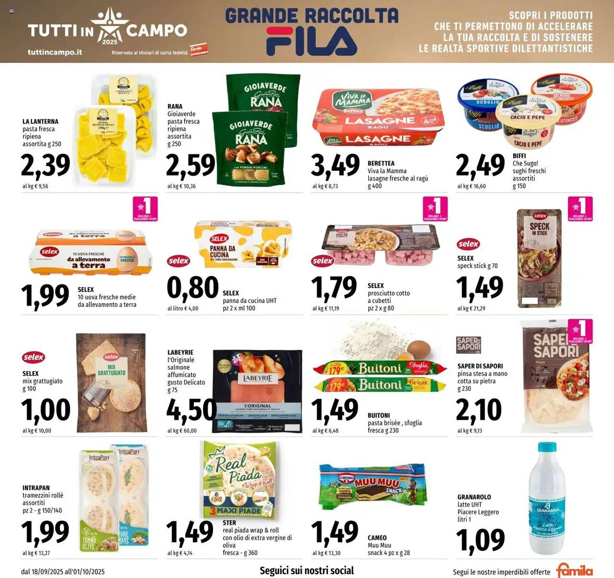 Volantino Famila (2025-09-18 - 2025-10-01)