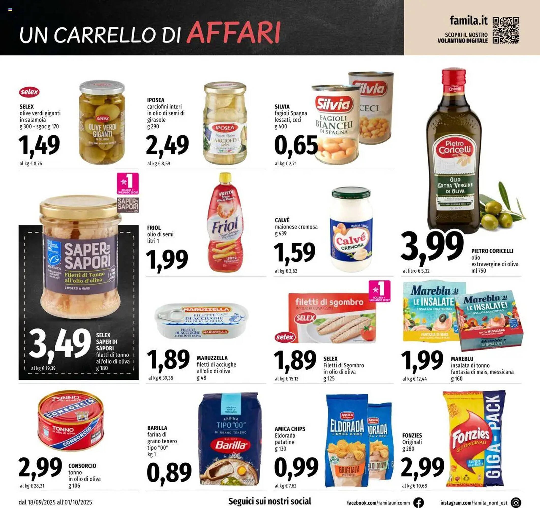 Volantino Famila (2025-09-18 - 2025-10-01)