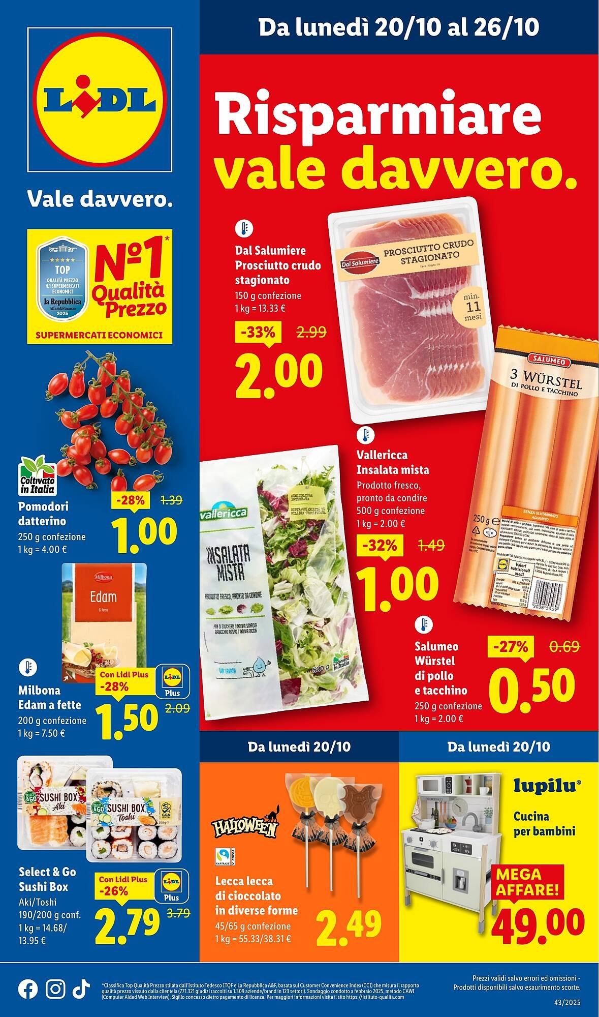 Volantino Lidl (2025-10-20 - 2025-10-26)