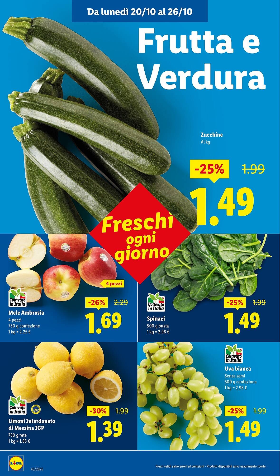 Volantino Lidl (2025-10-20 - 2025-10-26)
