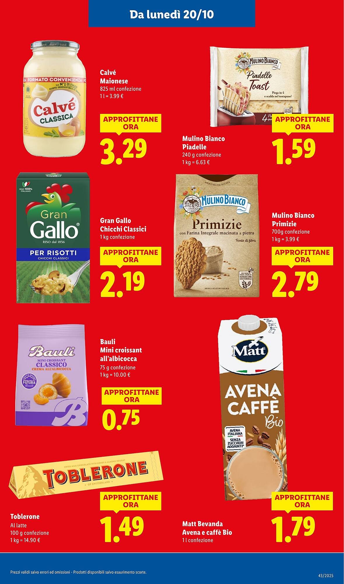 Volantino Lidl (2025-10-20 - 2025-10-26)
