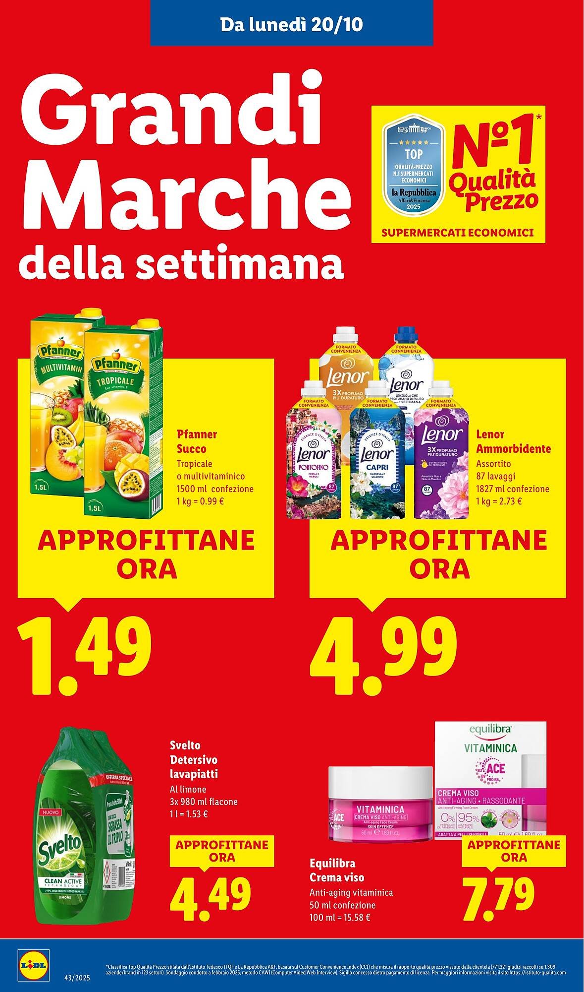 Volantino Lidl (2025-10-20 - 2025-10-26)