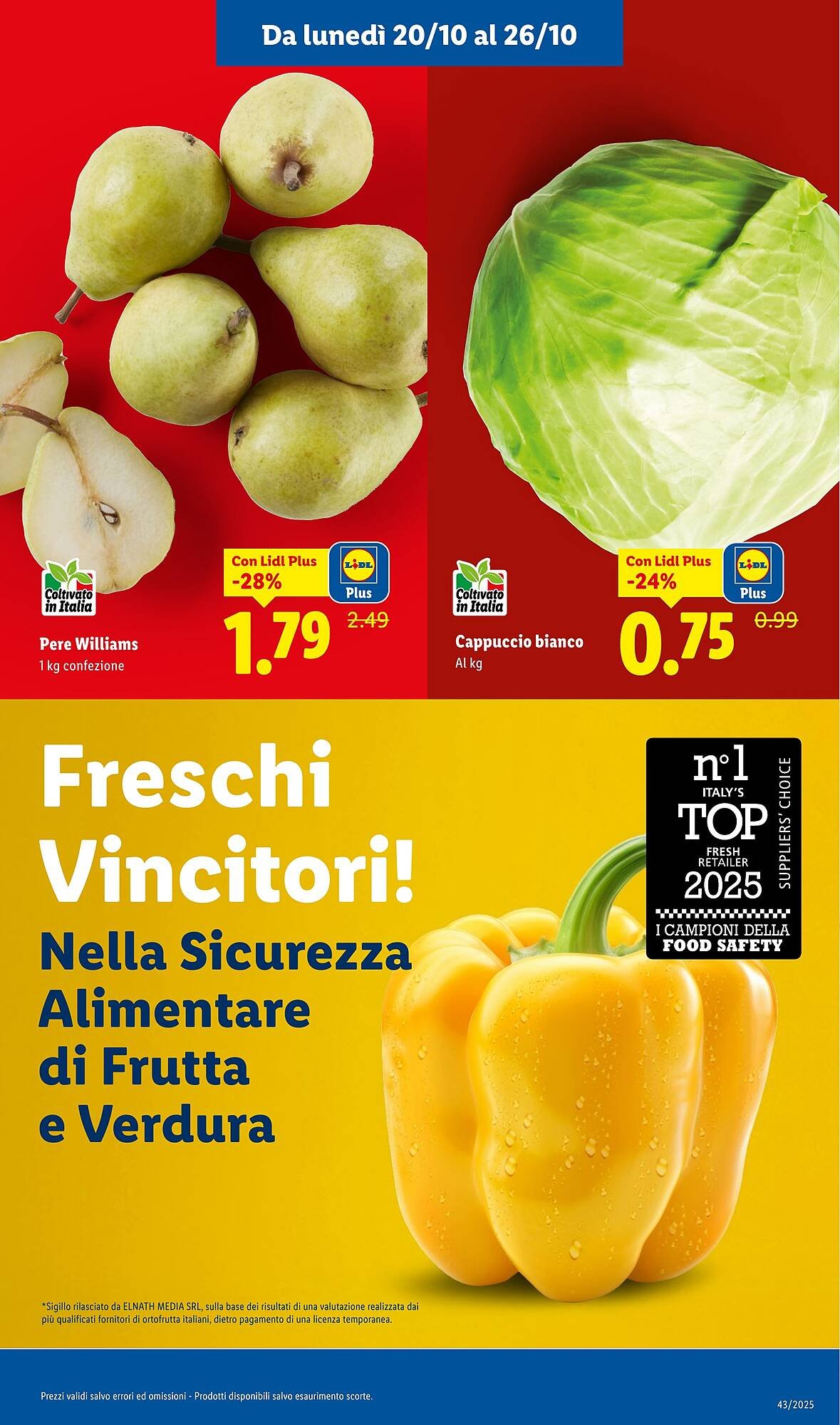Volantino Lidl (2025-10-20 - 2025-10-26)