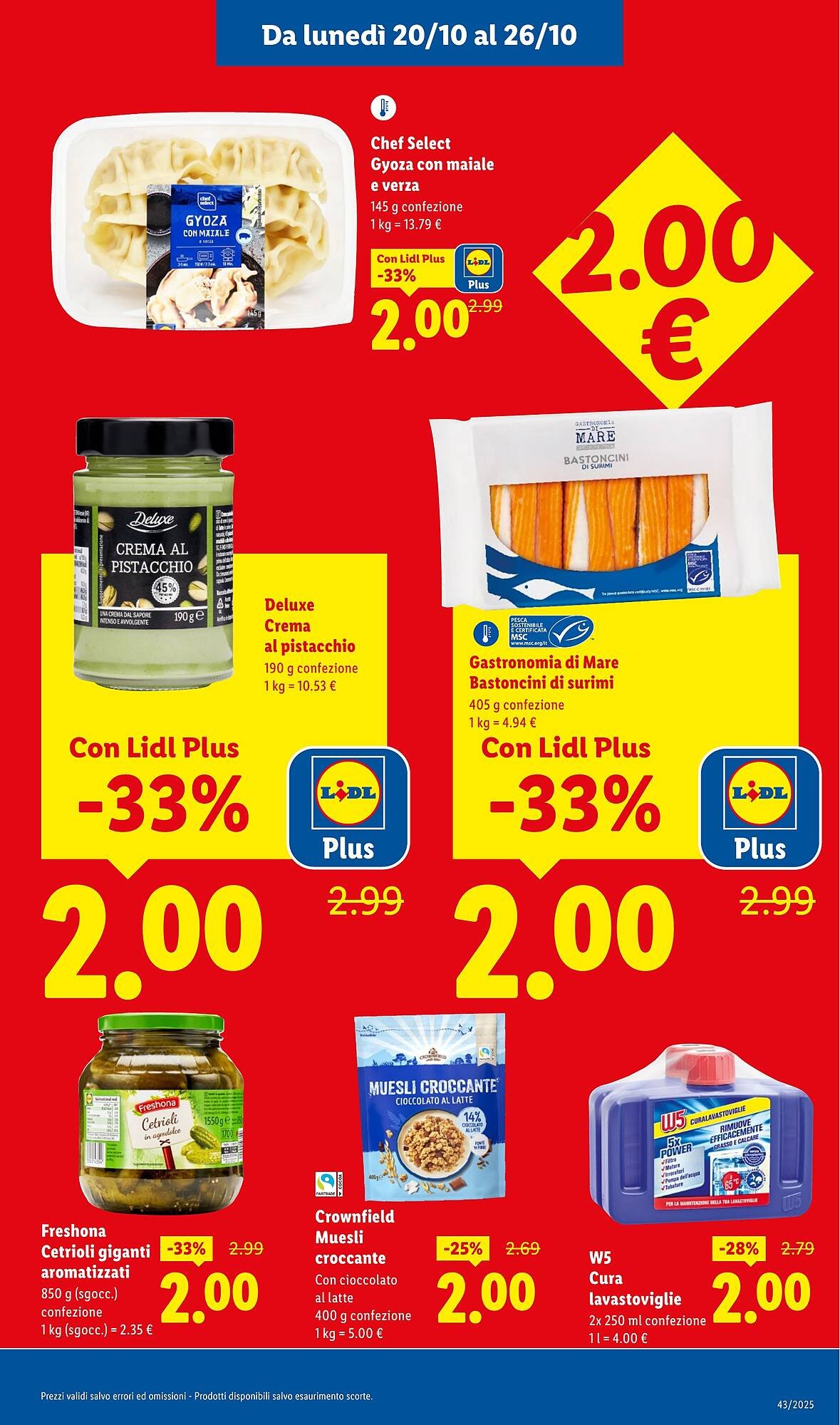 Volantino Lidl (2025-10-20 - 2025-10-26)