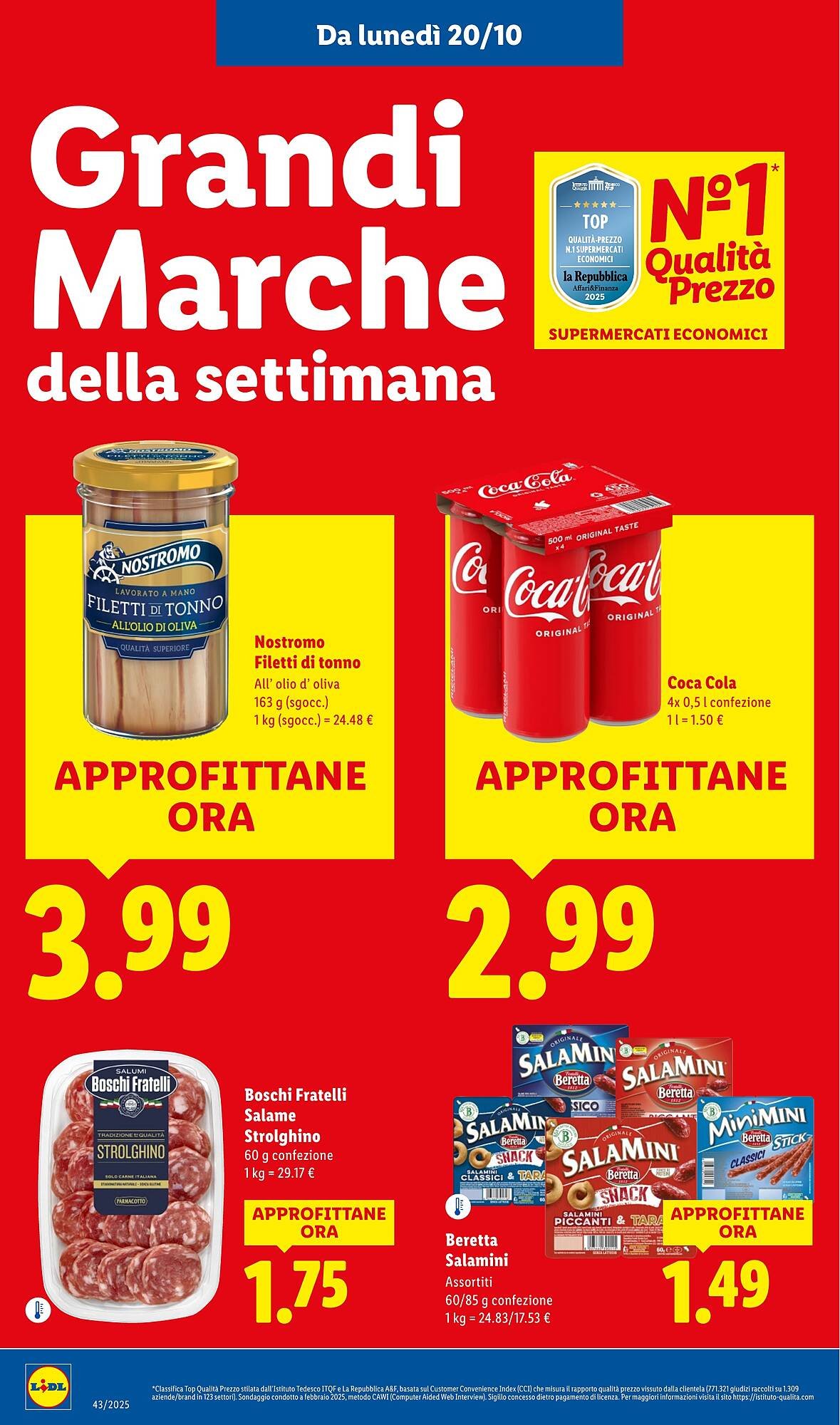 Volantino Lidl (2025-10-20 - 2025-10-26)