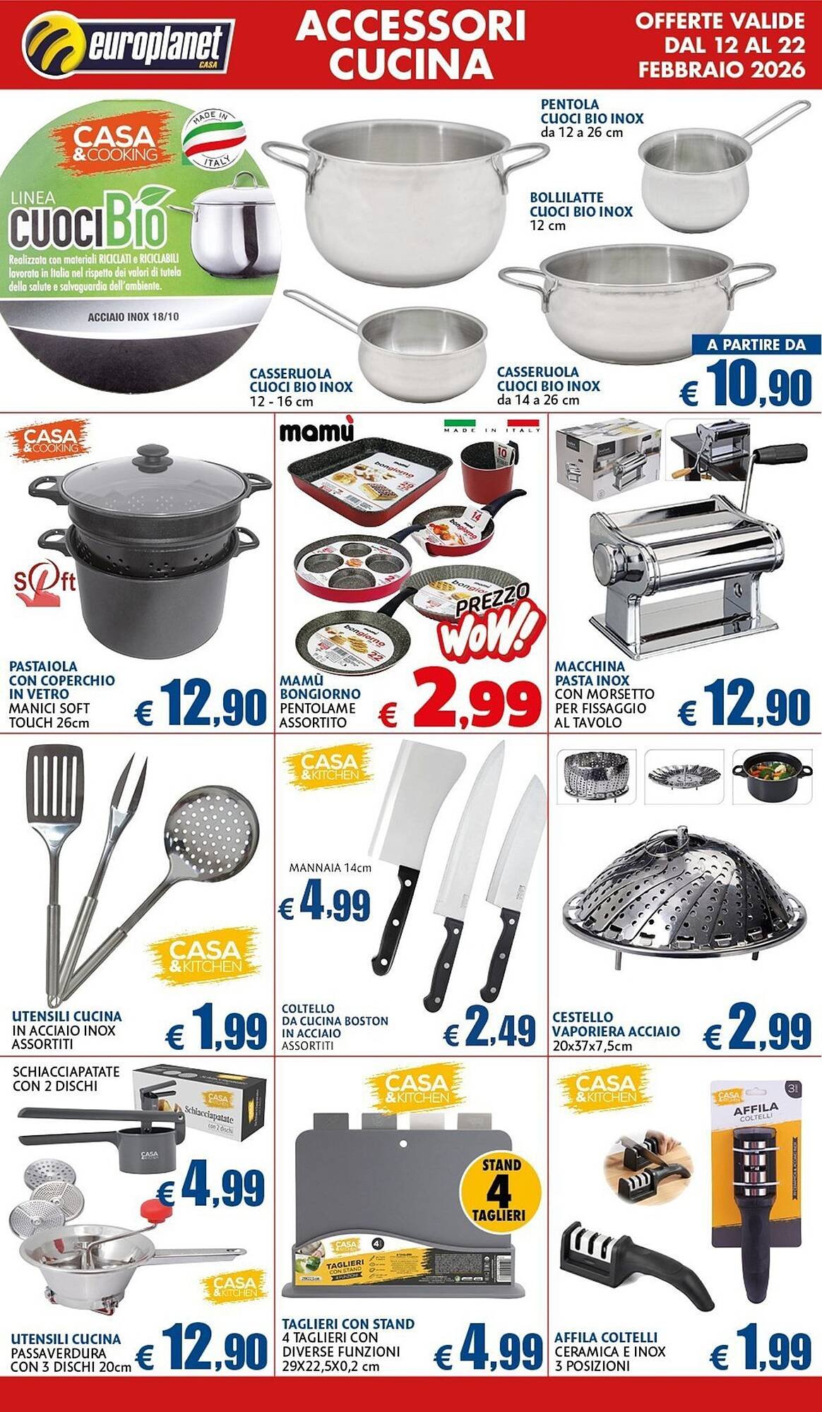 Volantino Europlanet Casa (2026-02-12 - 2026-02-22)