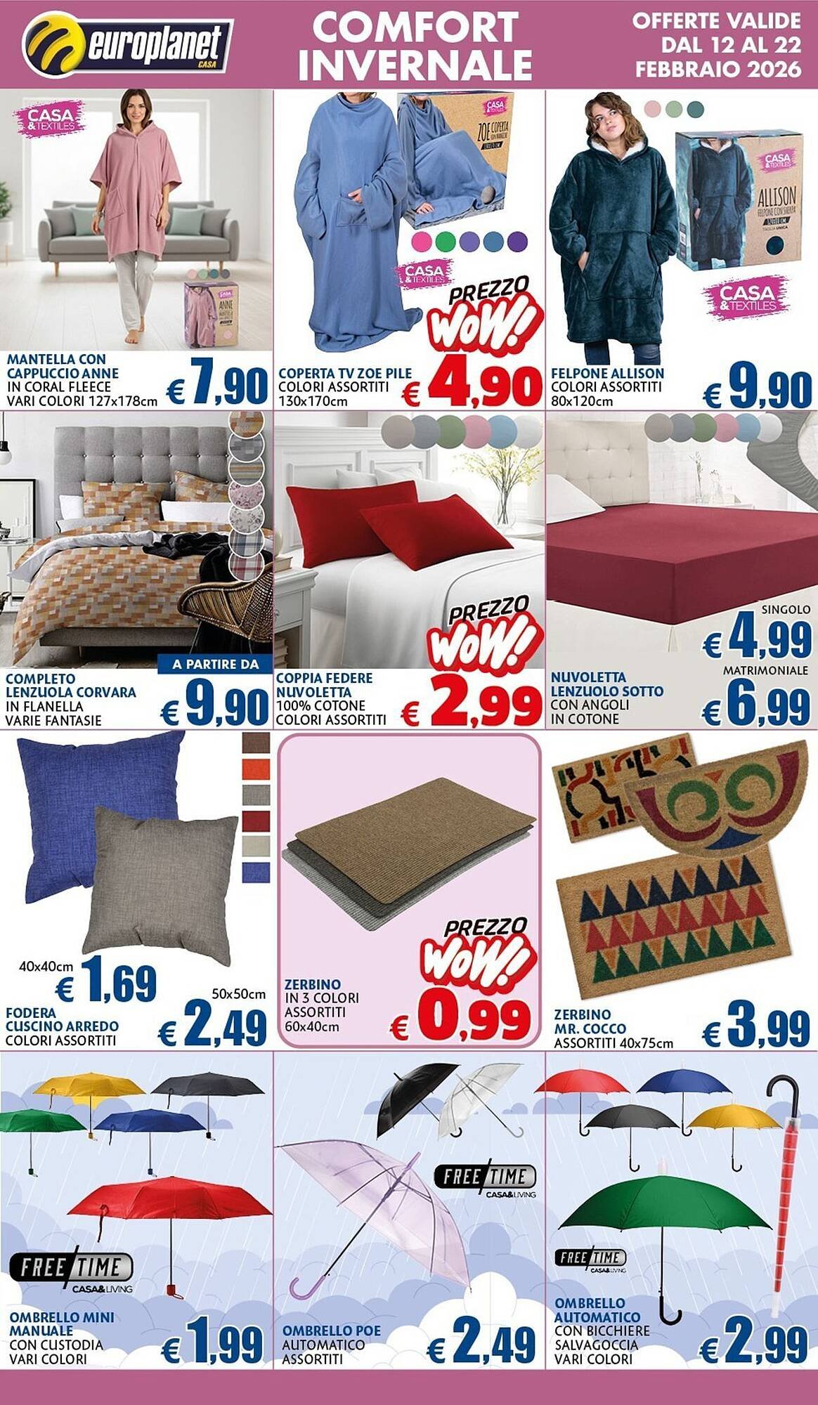 Volantino Europlanet Casa (2026-02-12 - 2026-02-22)