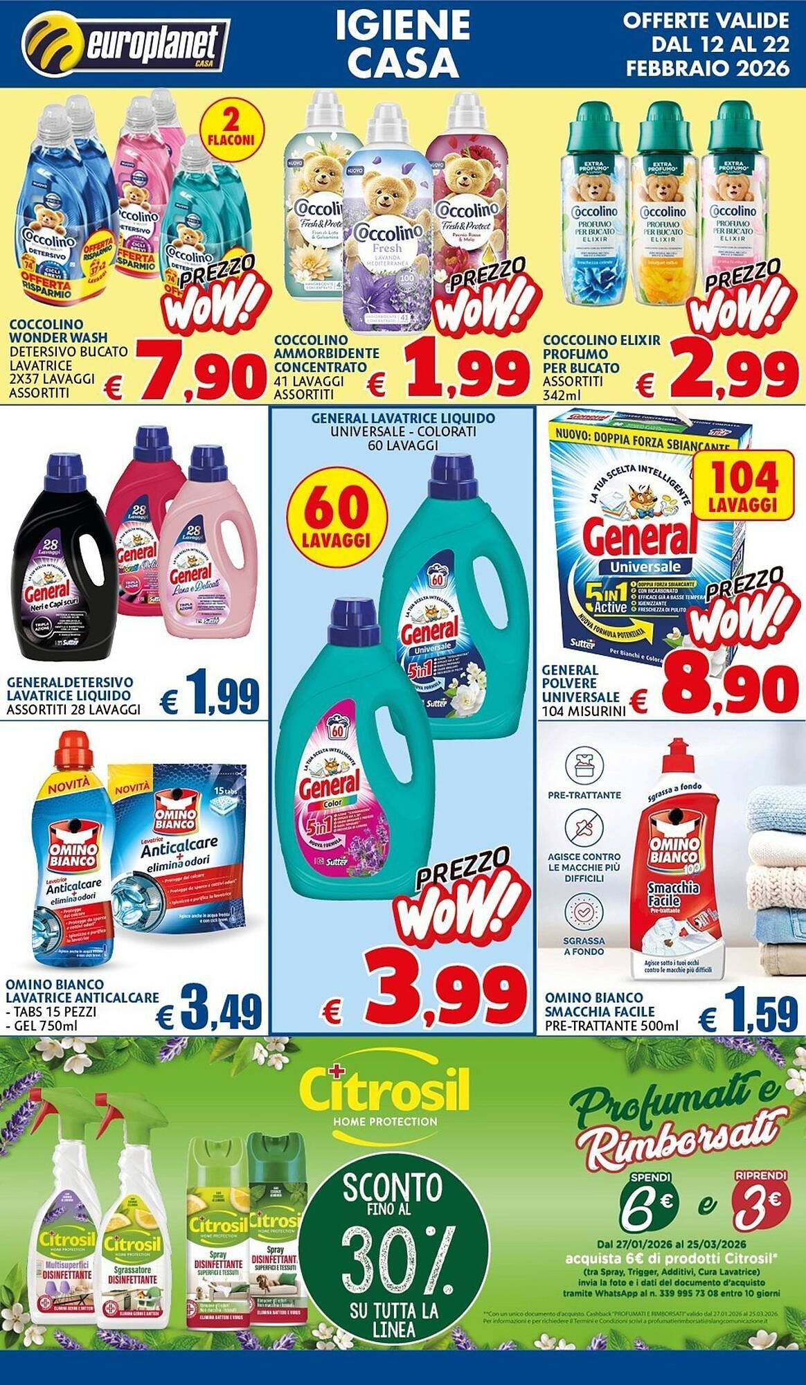 Volantino Europlanet Casa (2026-02-12 - 2026-02-22)