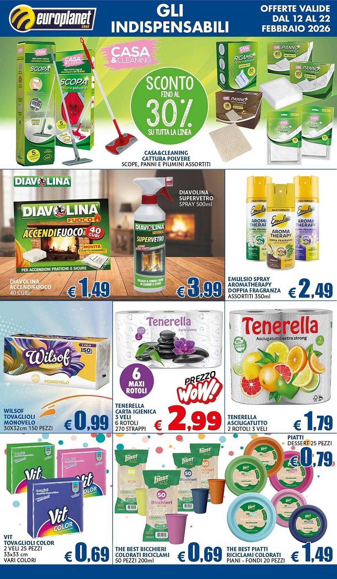 Volantino Europlanet Casa (2026-02-12 - 2026-02-22)