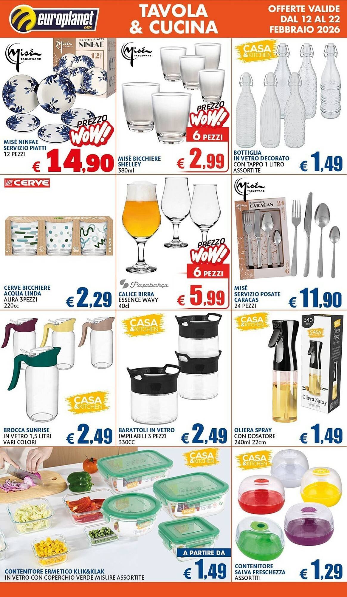 Volantino Europlanet Casa (2026-02-12 - 2026-02-22)
