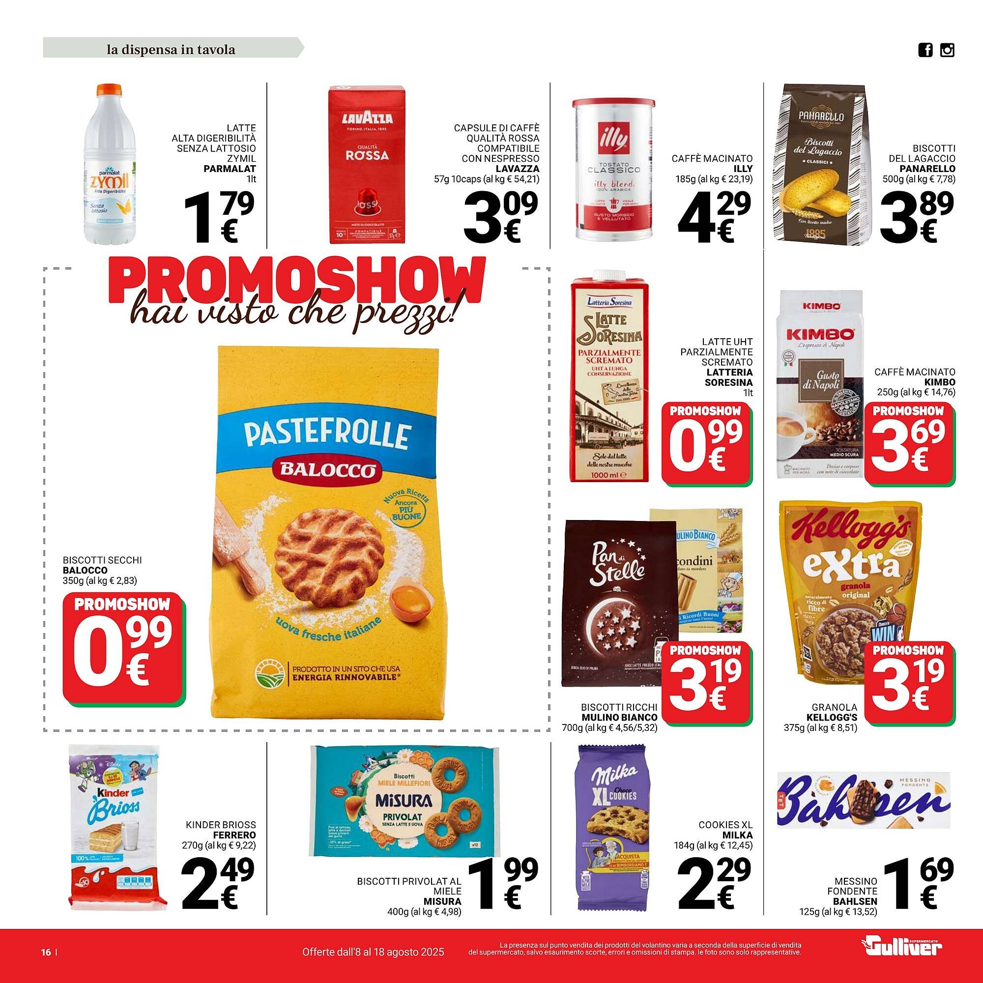 Volantino Supermercati Gulliver (2025-08-08 - 2025-08-18)