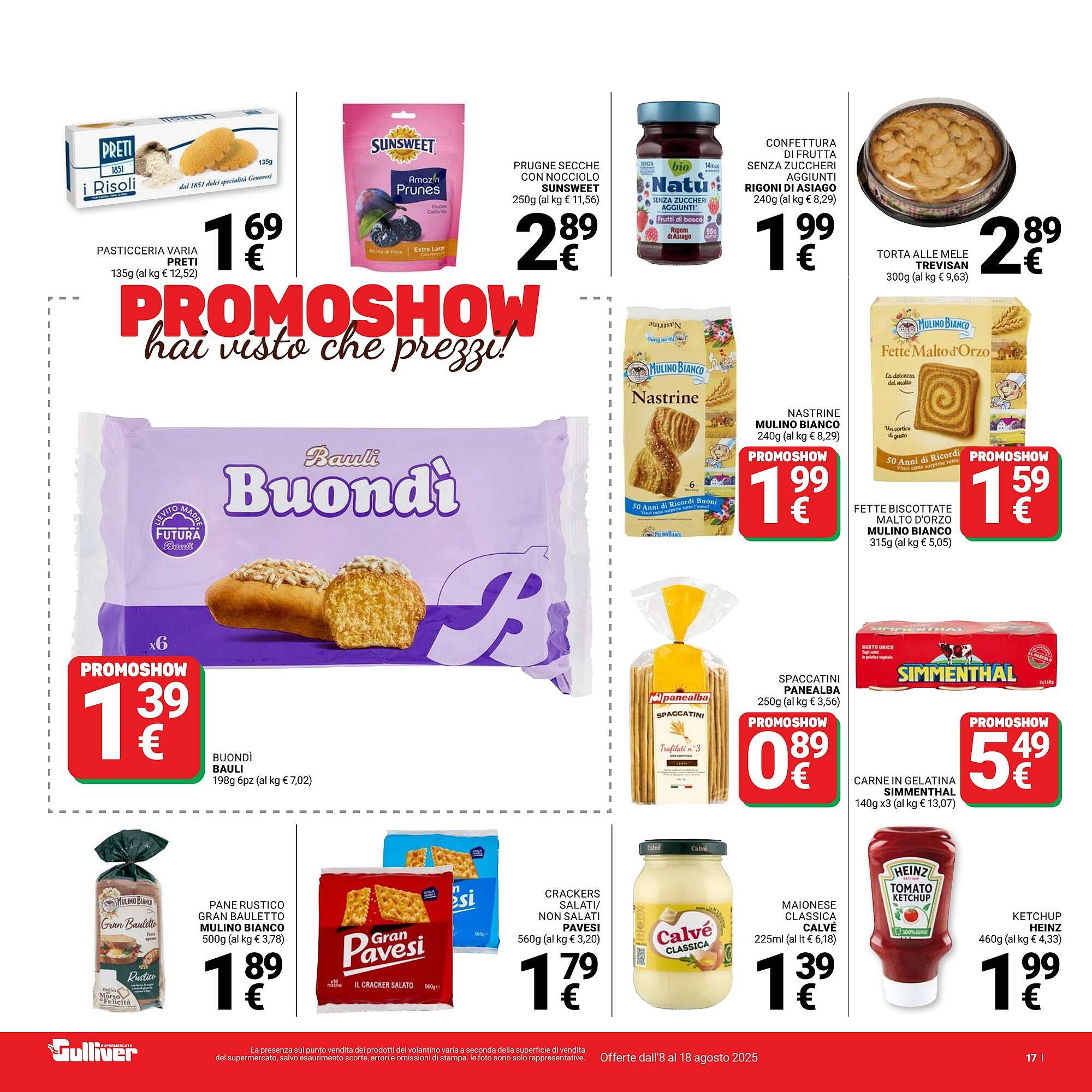 Volantino Supermercati Gulliver (2025-08-08 - 2025-08-18)