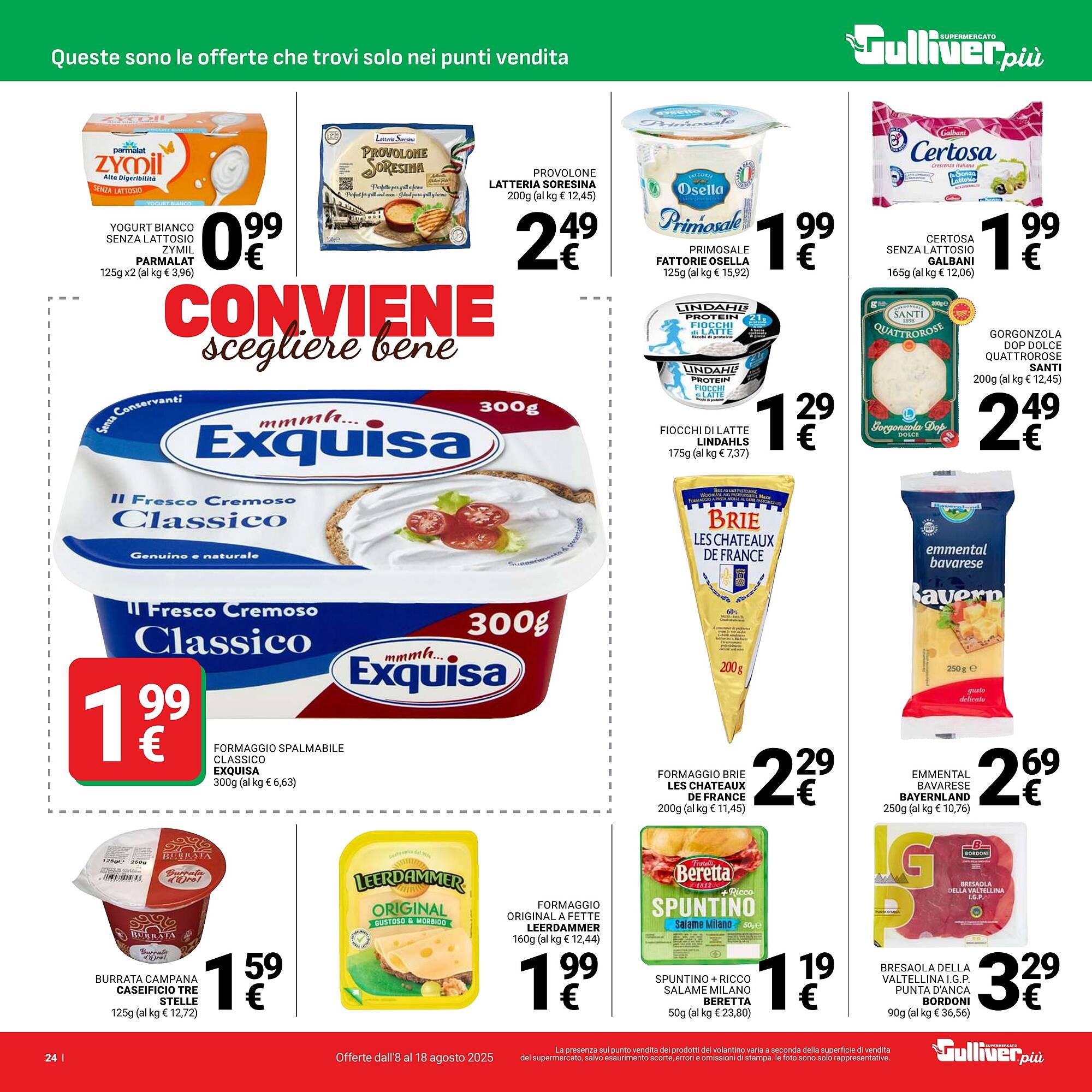 Volantino Supermercati Gulliver (2025-08-08 - 2025-08-18)