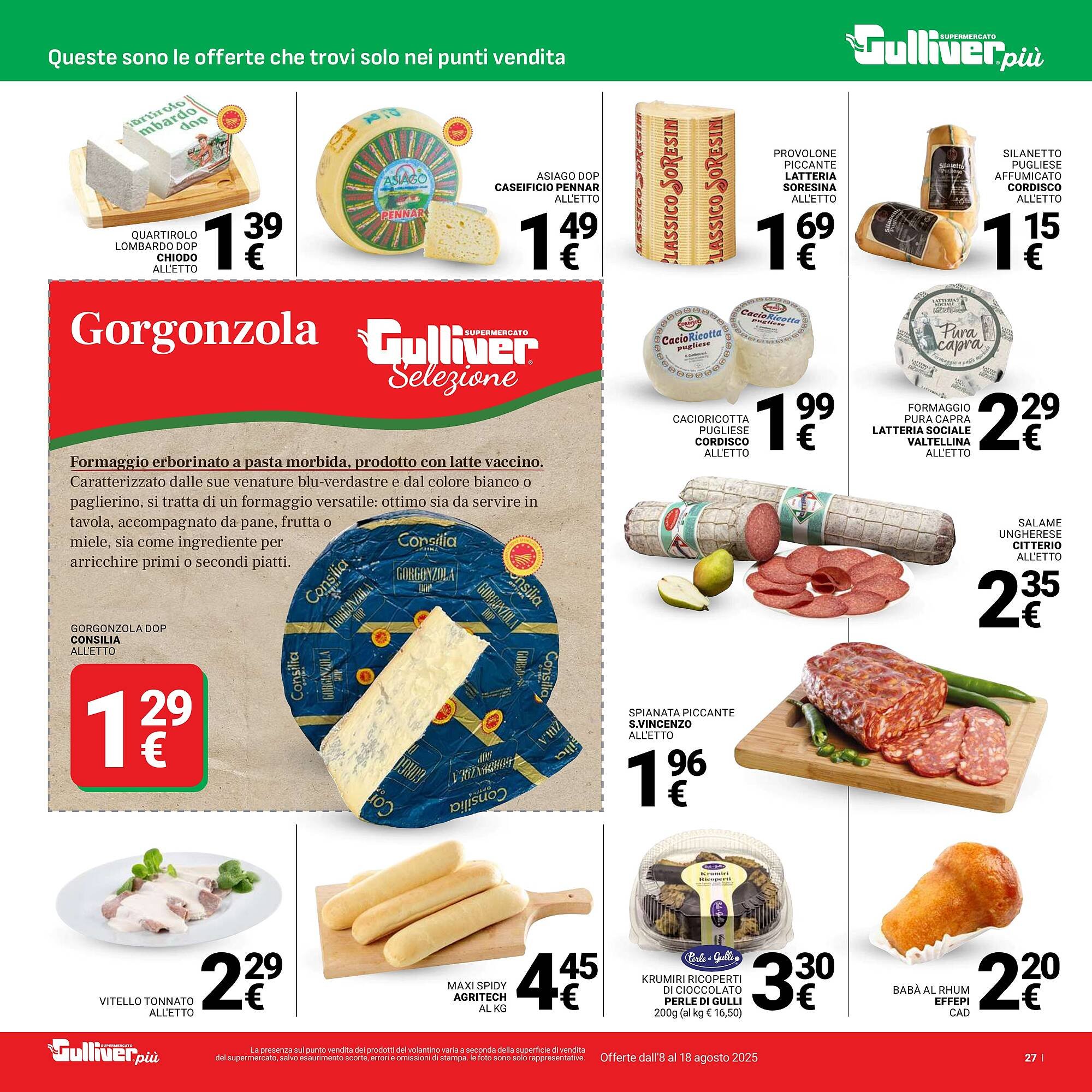Volantino Supermercati Gulliver (2025-08-08 - 2025-08-18)