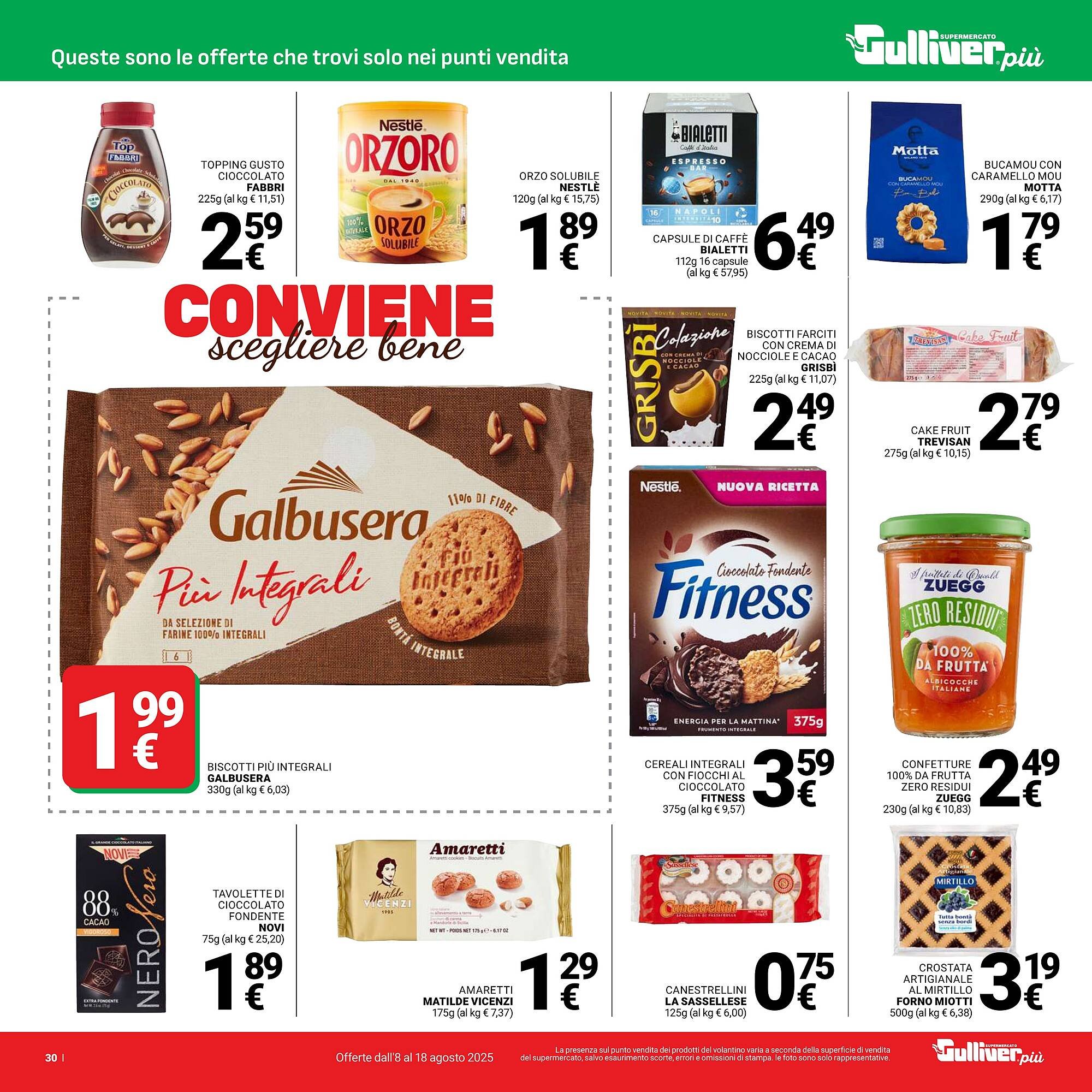 Volantino Supermercati Gulliver (2025-08-08 - 2025-08-18)