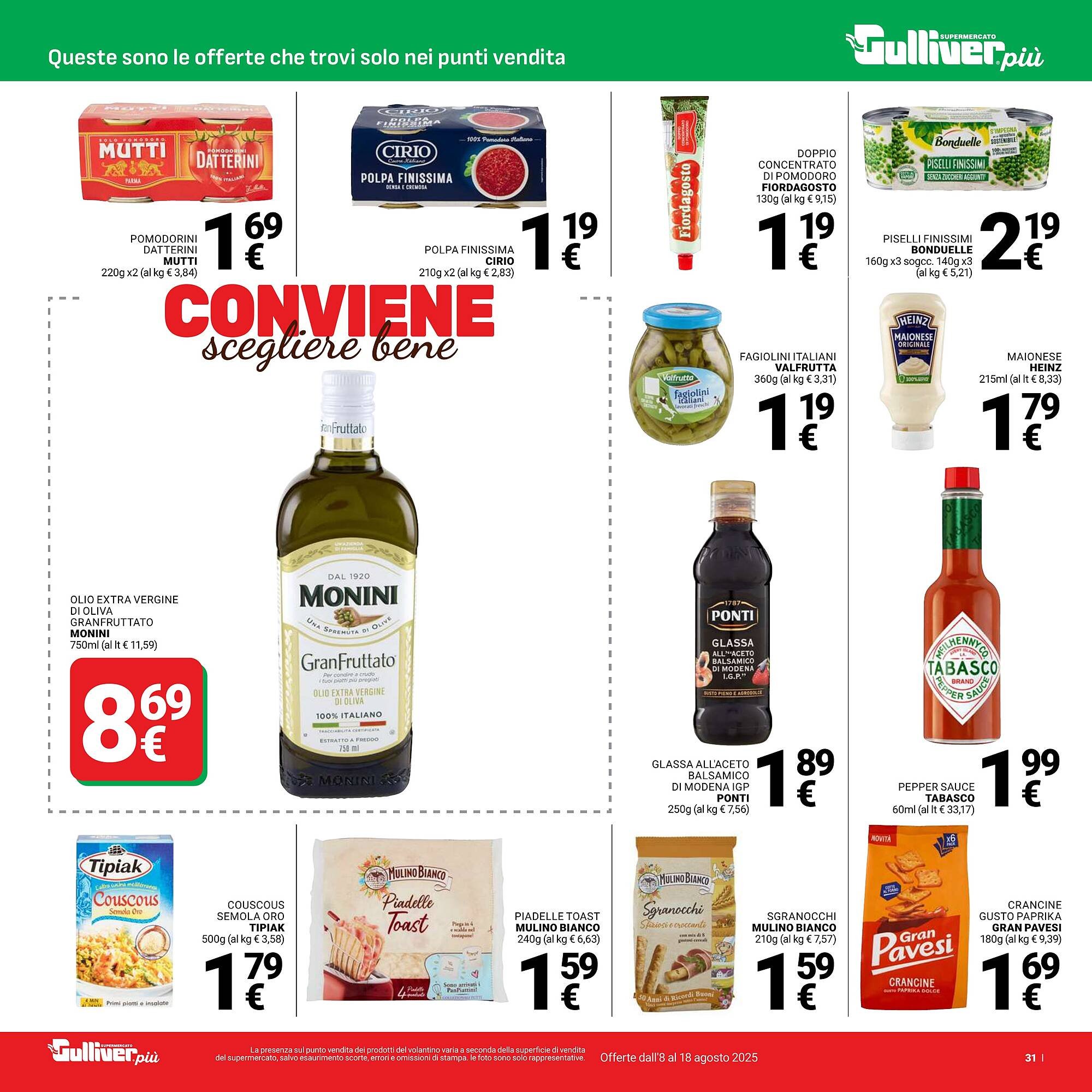 Volantino Supermercati Gulliver (2025-08-08 - 2025-08-18)