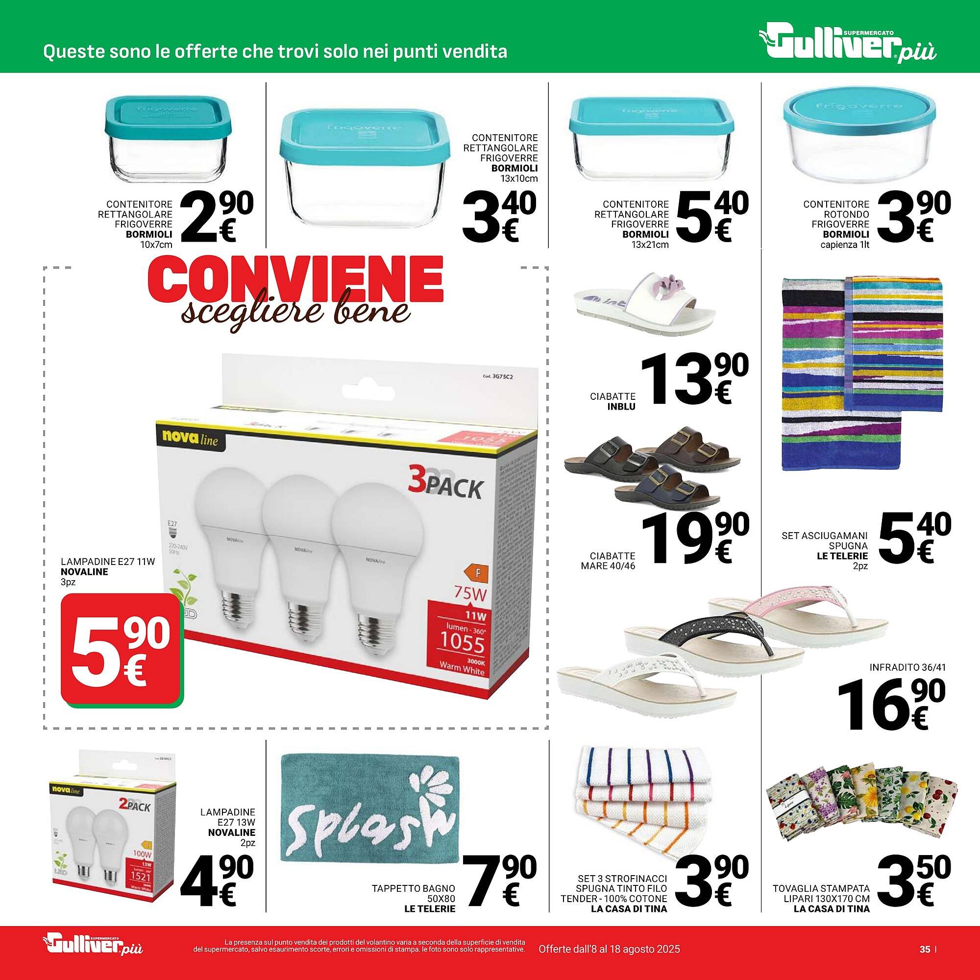 Volantino Supermercati Gulliver (2025-08-08 - 2025-08-18)