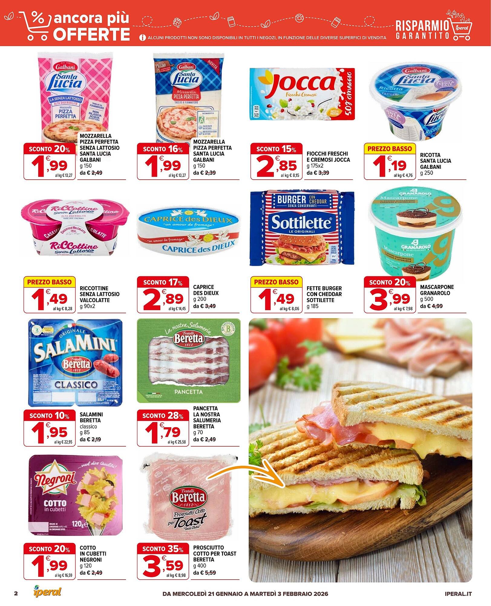 Volantino Iperal (2026-01-21 - 2026-02-03)