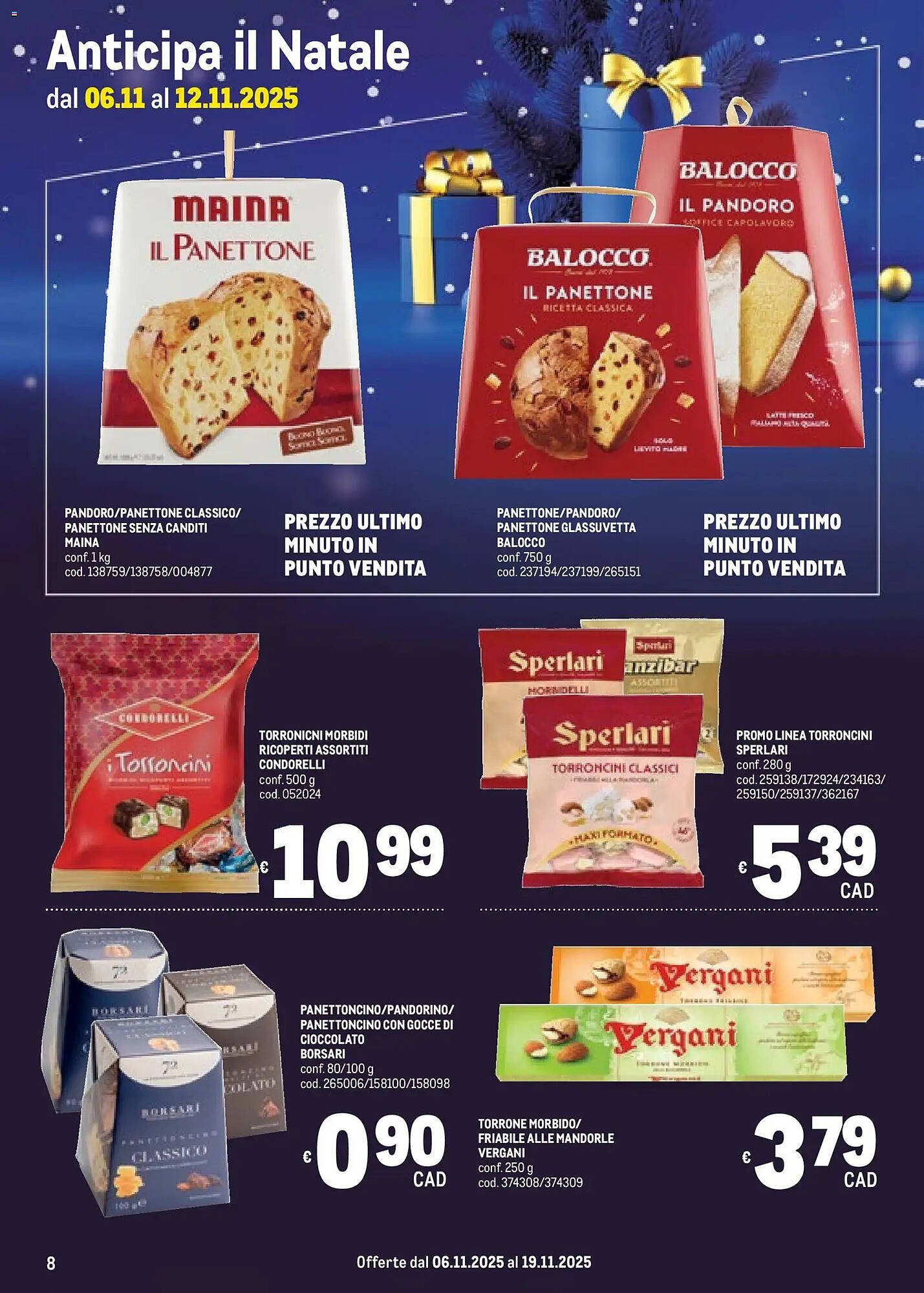 Volantino Metro (2025-11-06 - 2025-11-19)