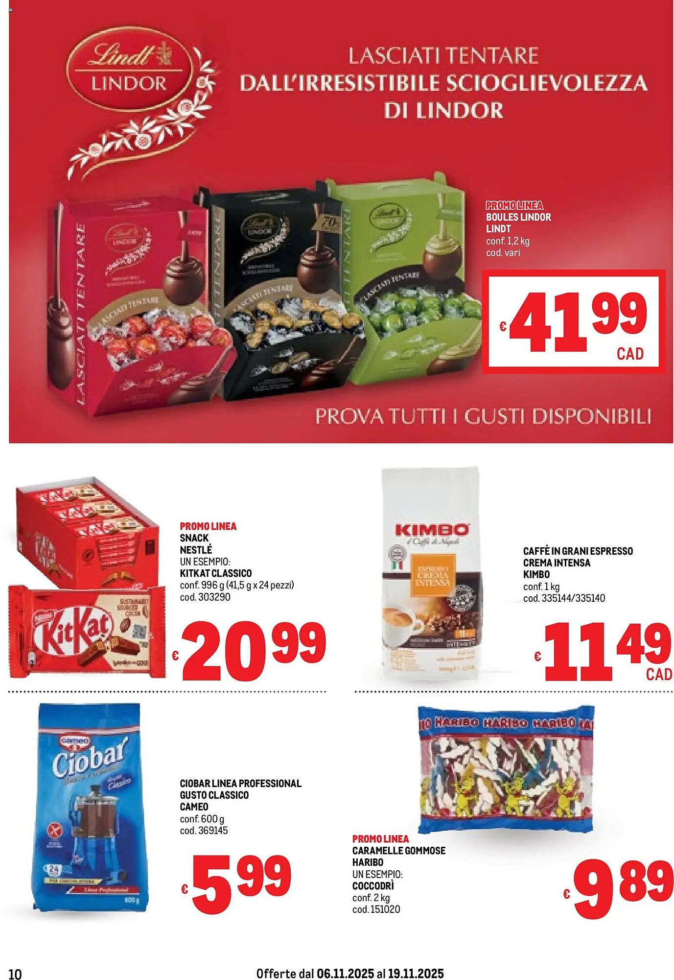 Volantino Metro (2025-11-06 - 2025-11-19)