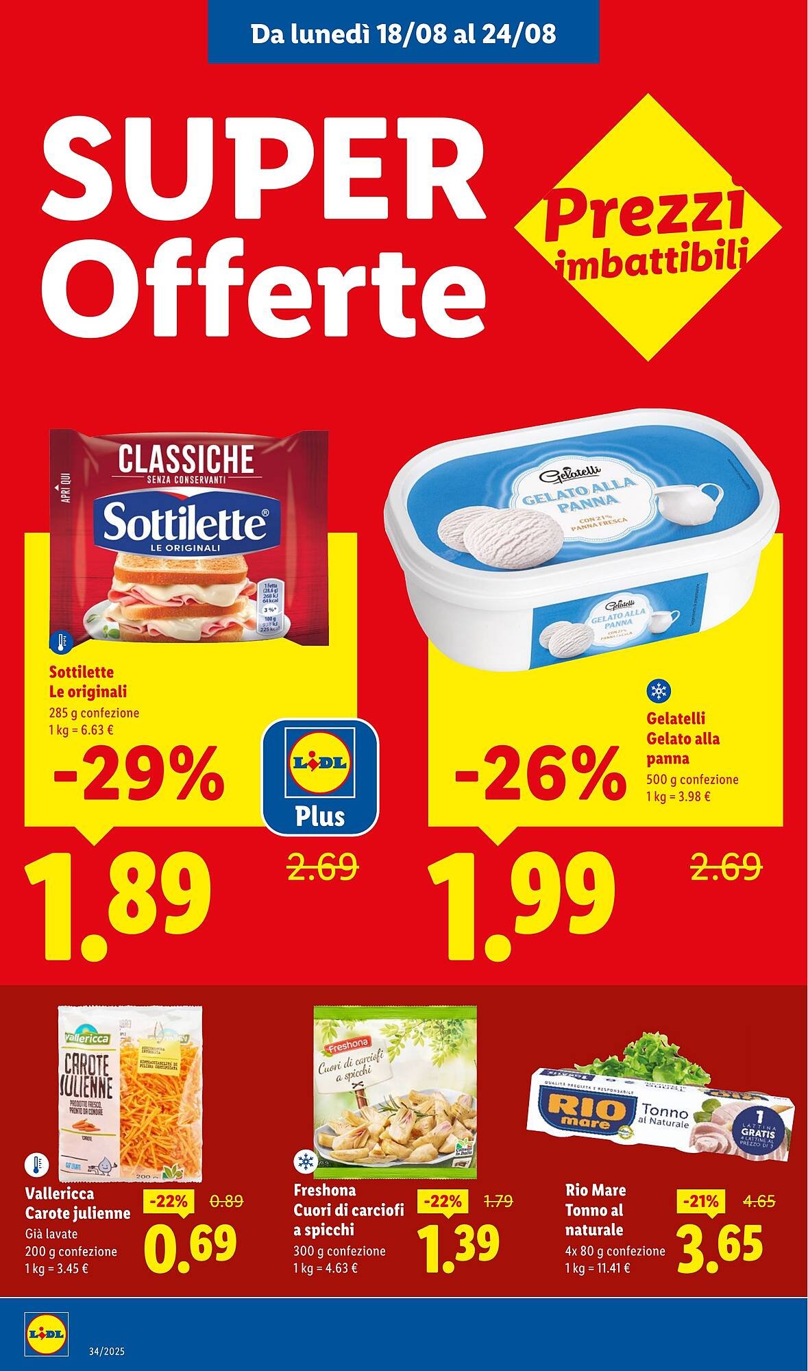 Volantino Lidl (2025-08-18 - 2025-08-24)