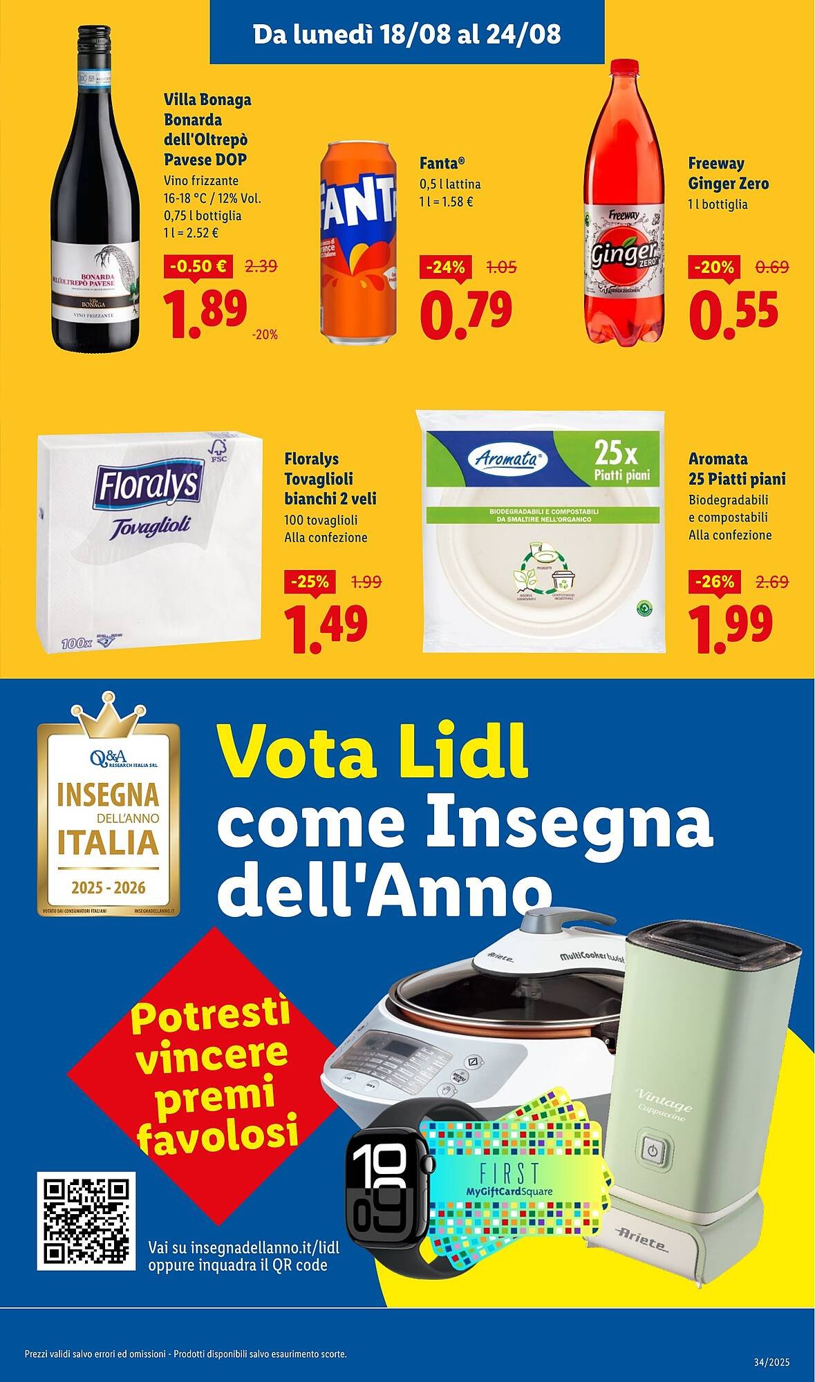 Volantino Lidl (2025-08-18 - 2025-08-24)