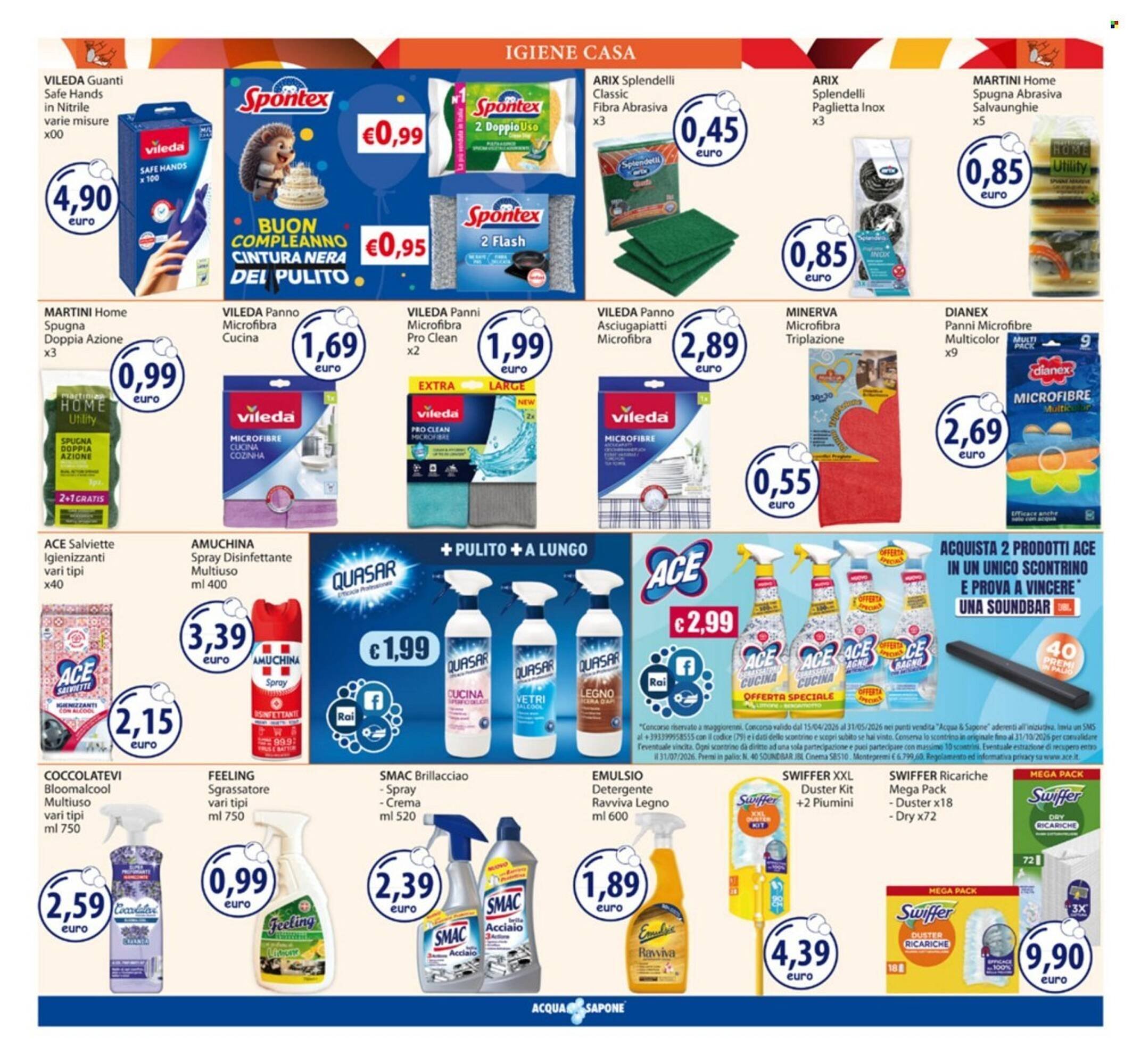 Volantino Acqua &amp; Sapone (2026-05-04 - 2026-05-17)