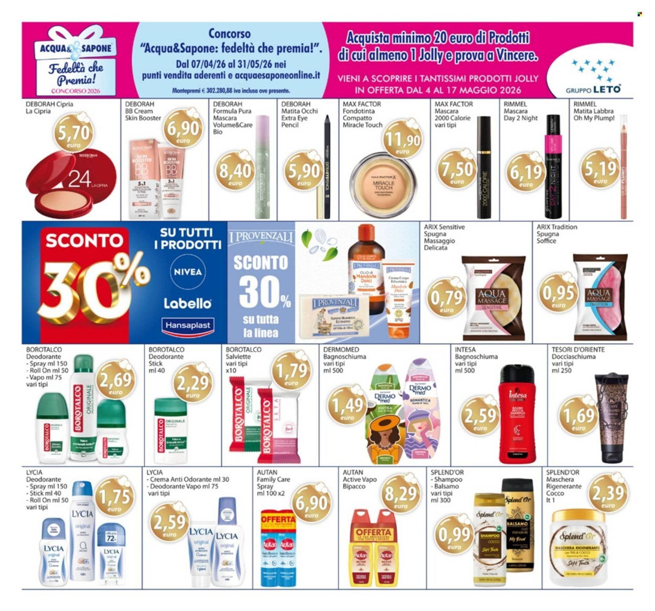 Volantino Acqua &amp; Sapone (2026-05-04 - 2026-05-17)