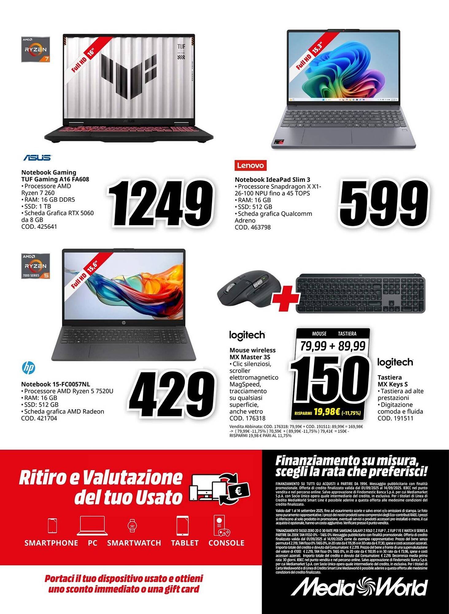 Volantino MediaWorld (2025-09-03 - 2025-09-14)