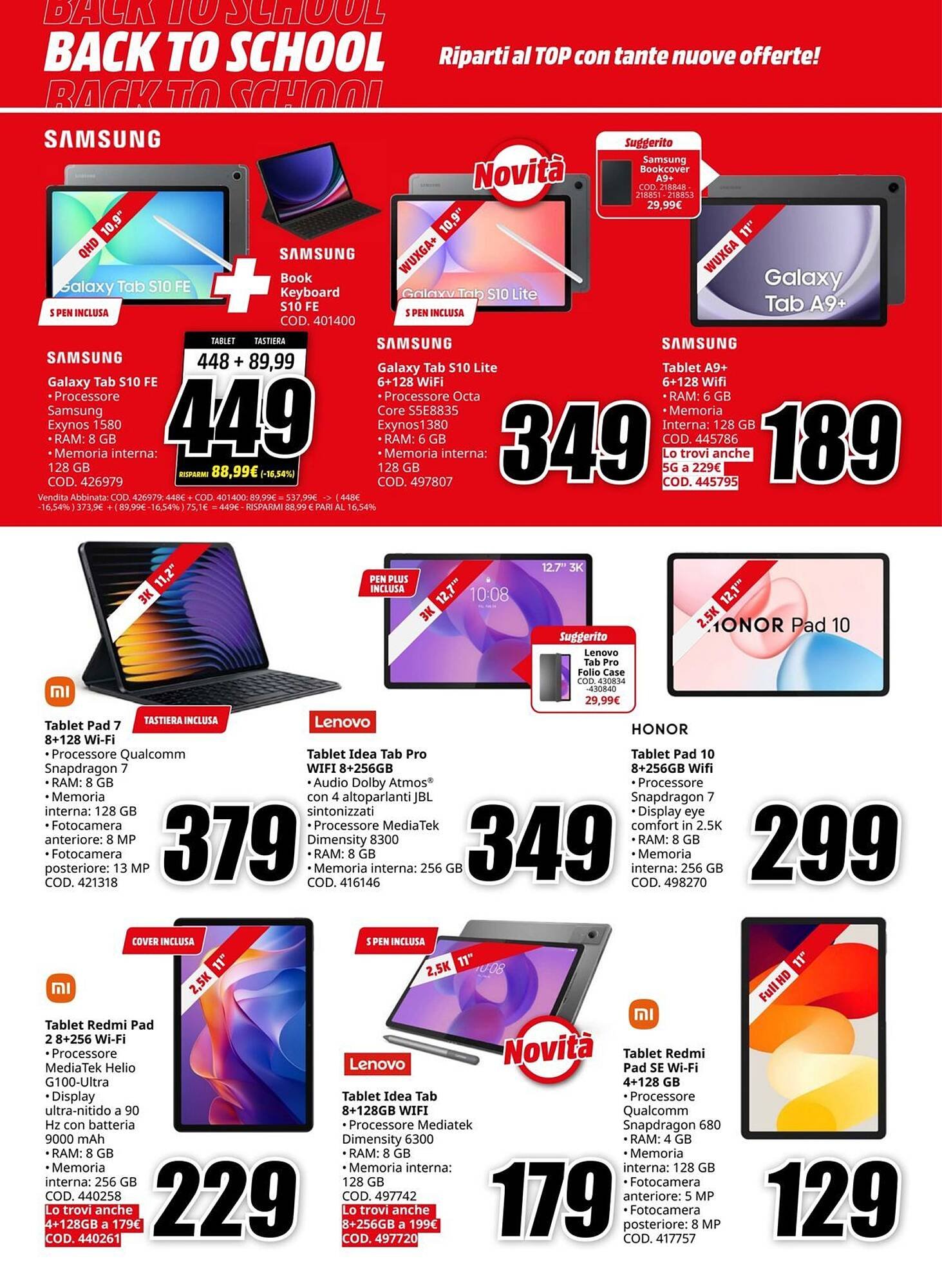 Volantino MediaWorld (2025-09-03 - 2025-09-14)