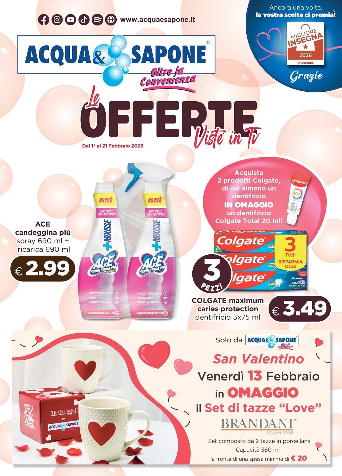 Volantino Acqua &amp; Sapone (2026-02-01 - 2026-02-21)