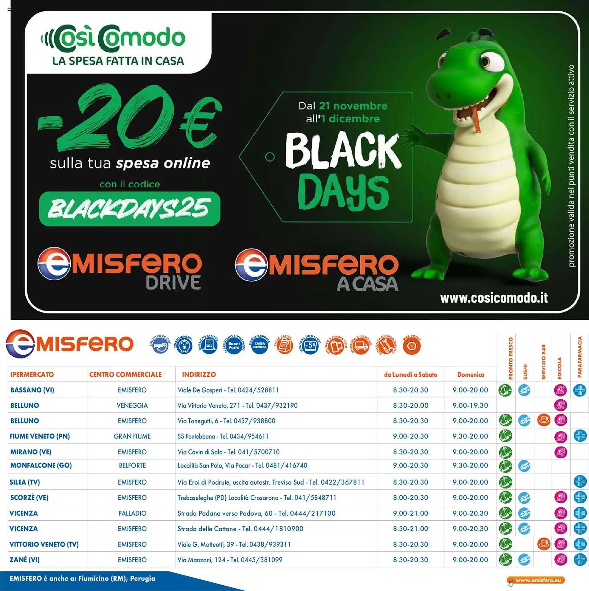 Volantino Emisfero (2025-11-20 - 2025-11-30)