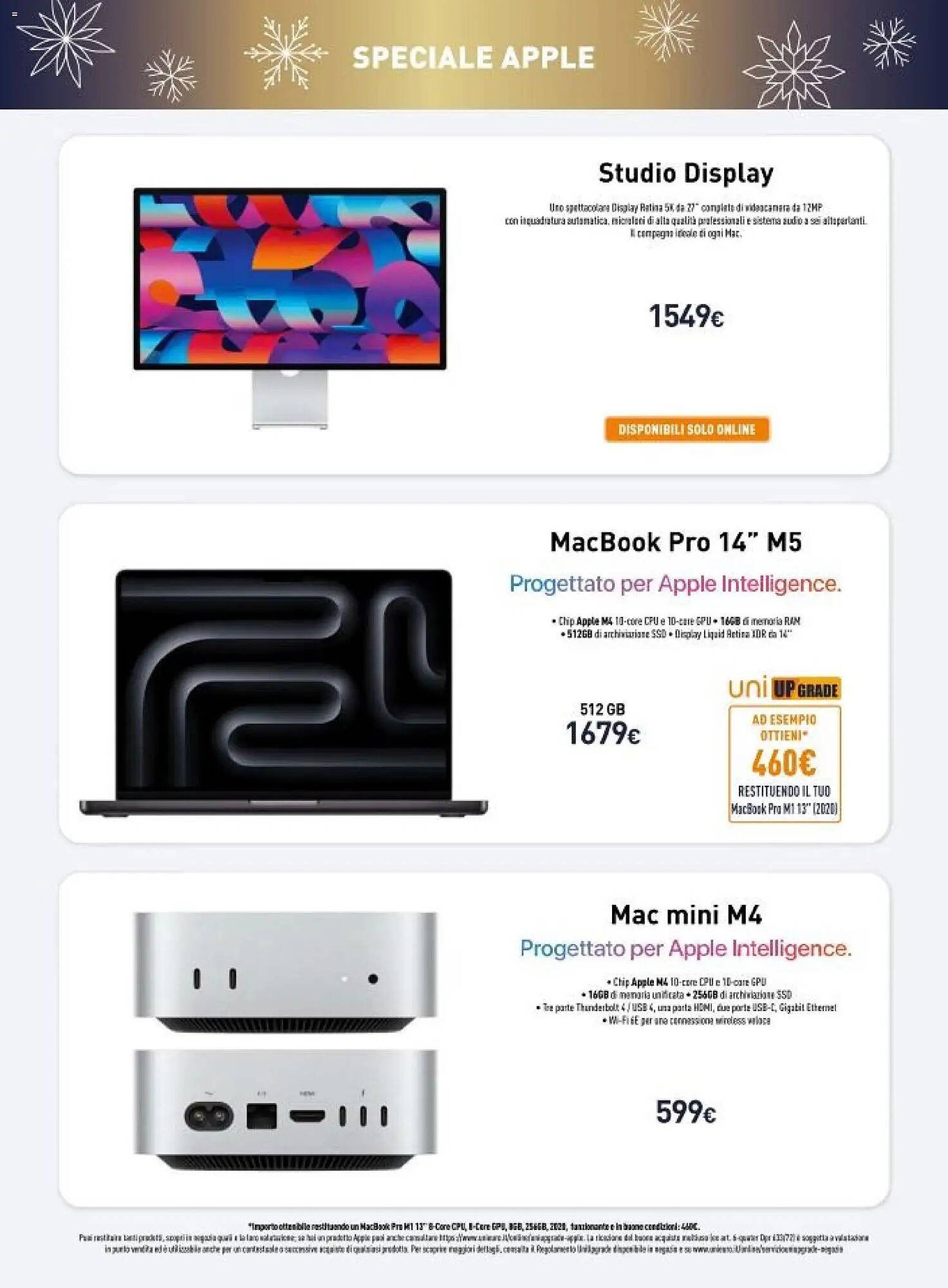 Volantino Unieuro (2025-12-08 - 2025-12-14)