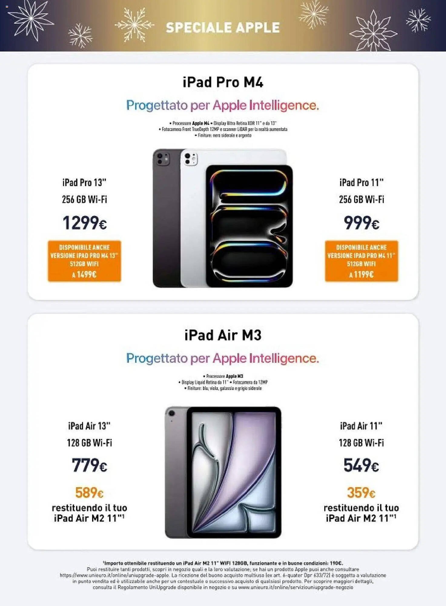 Volantino Unieuro (2025-12-08 - 2025-12-14)