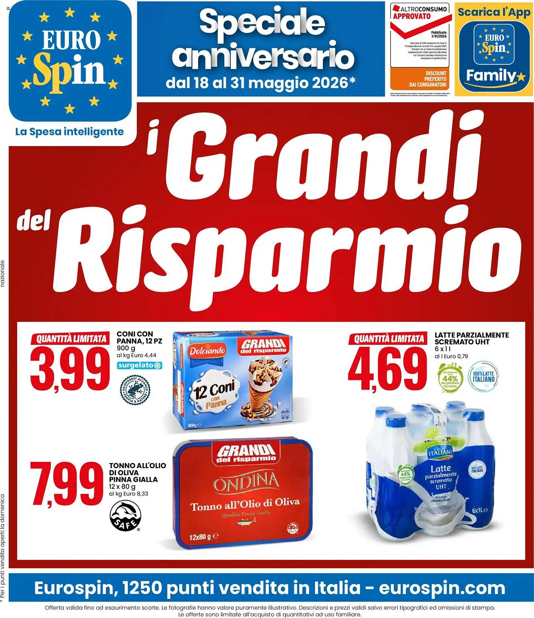 Volantino Eurospin (2026-05-18 - 2026-05-31)