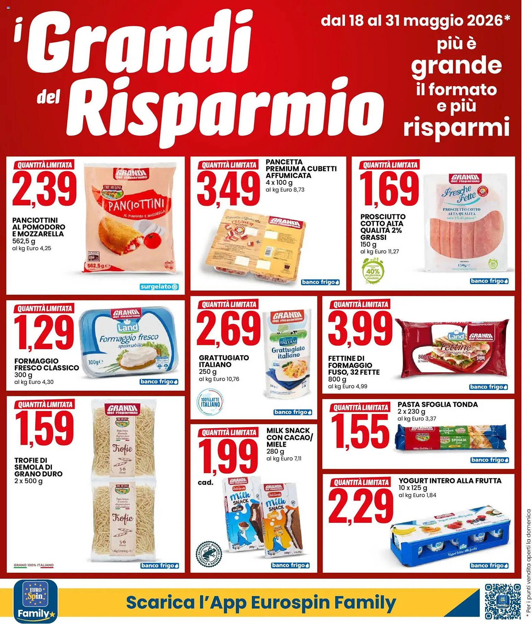 Volantino Eurospin (2026-05-18 - 2026-05-31)