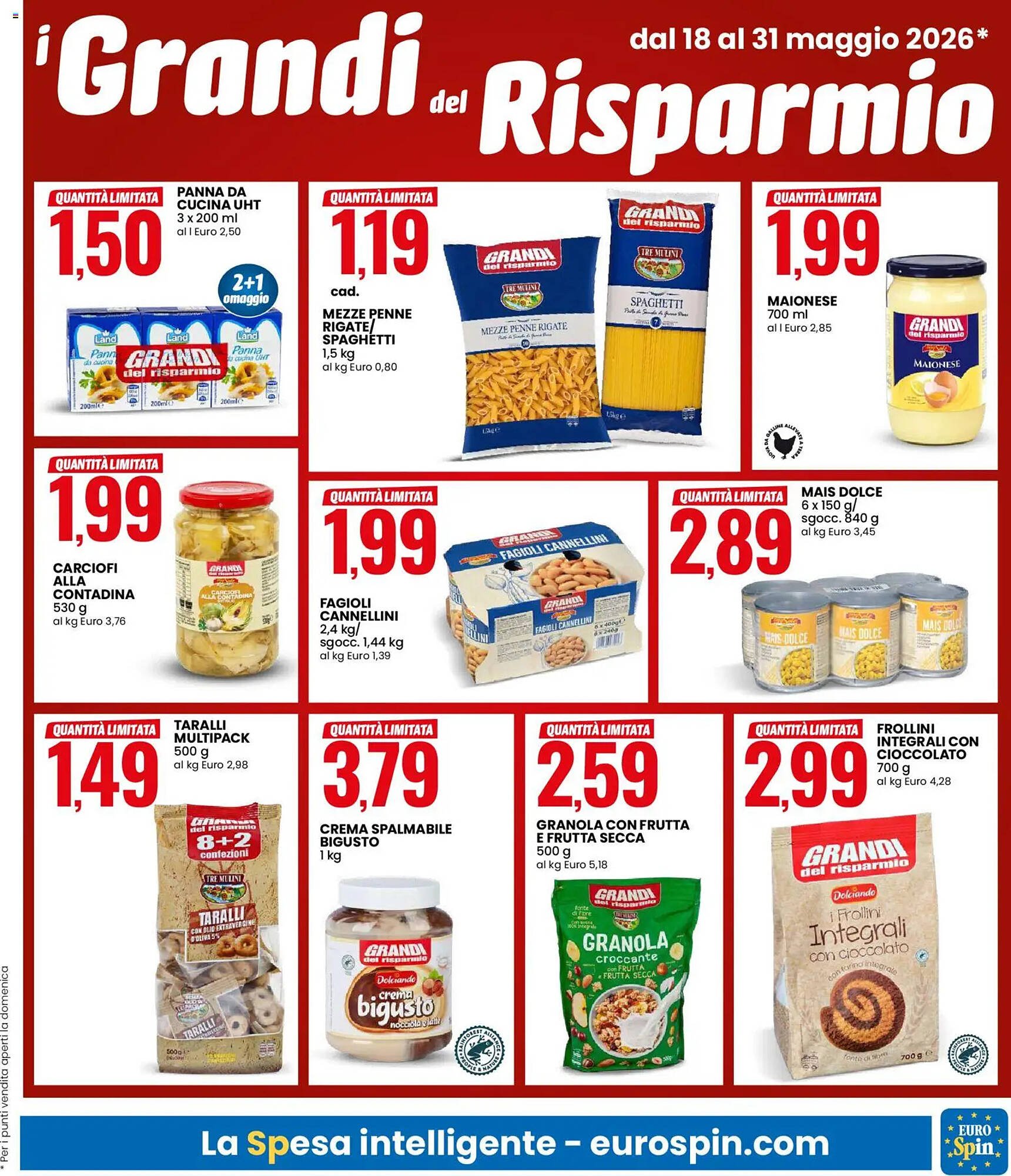 Volantino Eurospin (2026-05-18 - 2026-05-31)
