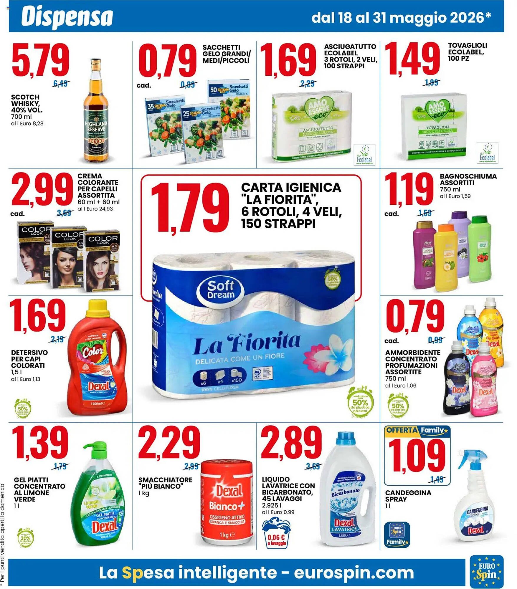 Volantino Eurospin (2026-05-18 - 2026-05-31)