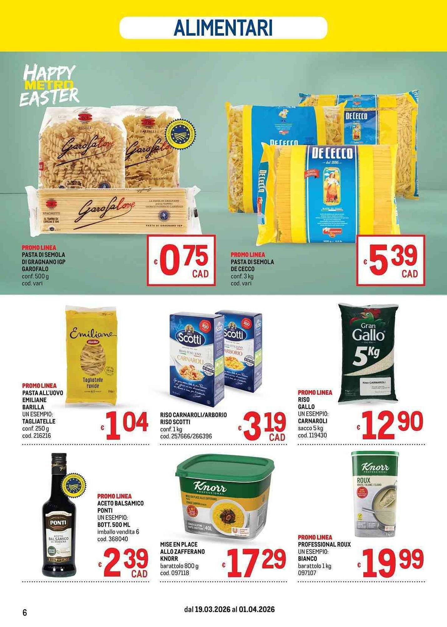Volantino Metro (2026-03-19 - 2026-04-01)