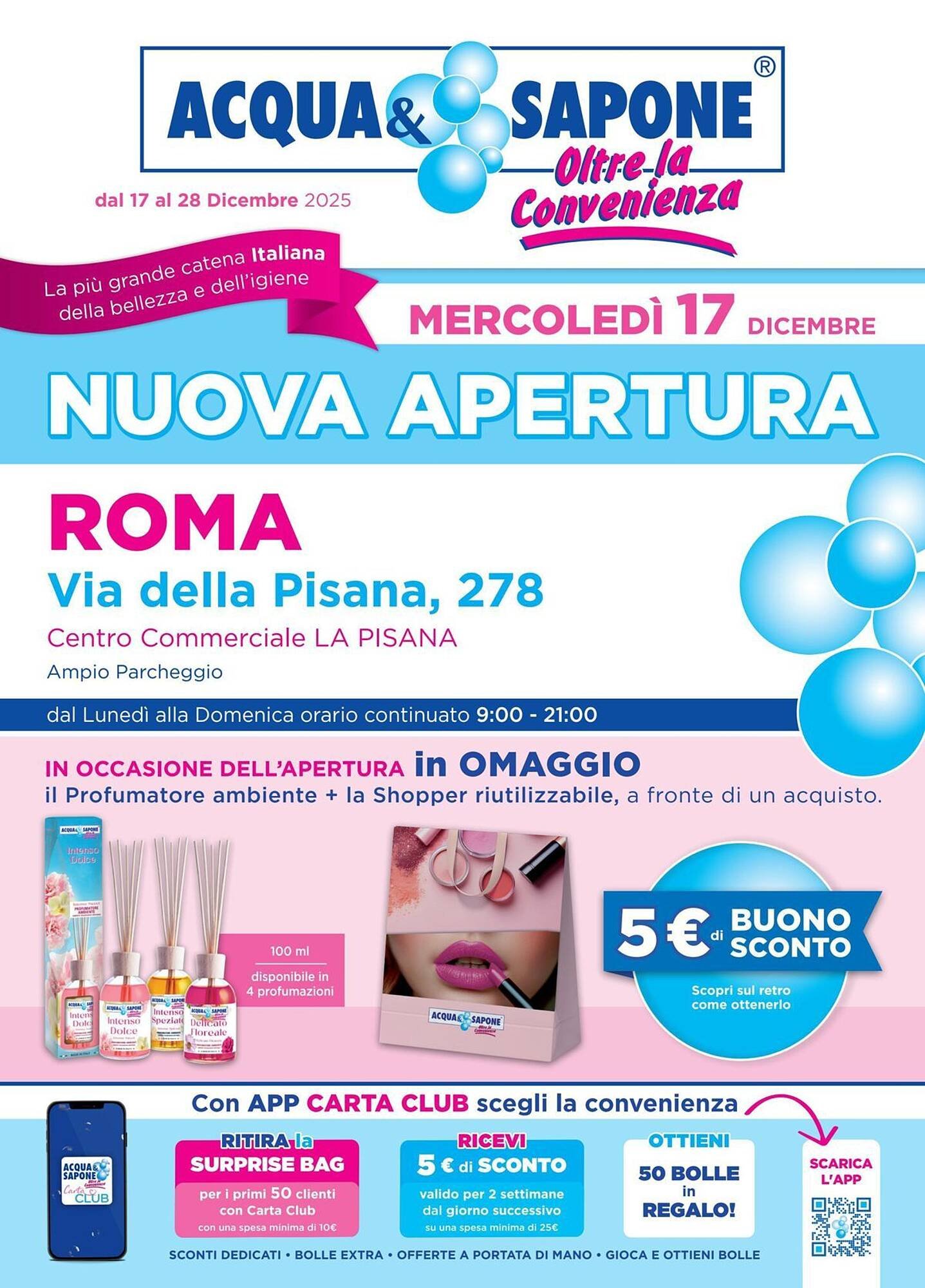 Volantino Acqua &amp; Sapone (2025-12-17 - 2025-12-28)