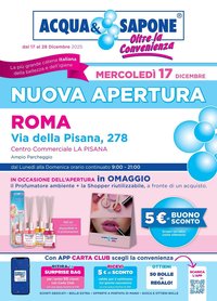 Volantino Acqua &amp; Sapone (2025-12-17 - 2025-12-28)