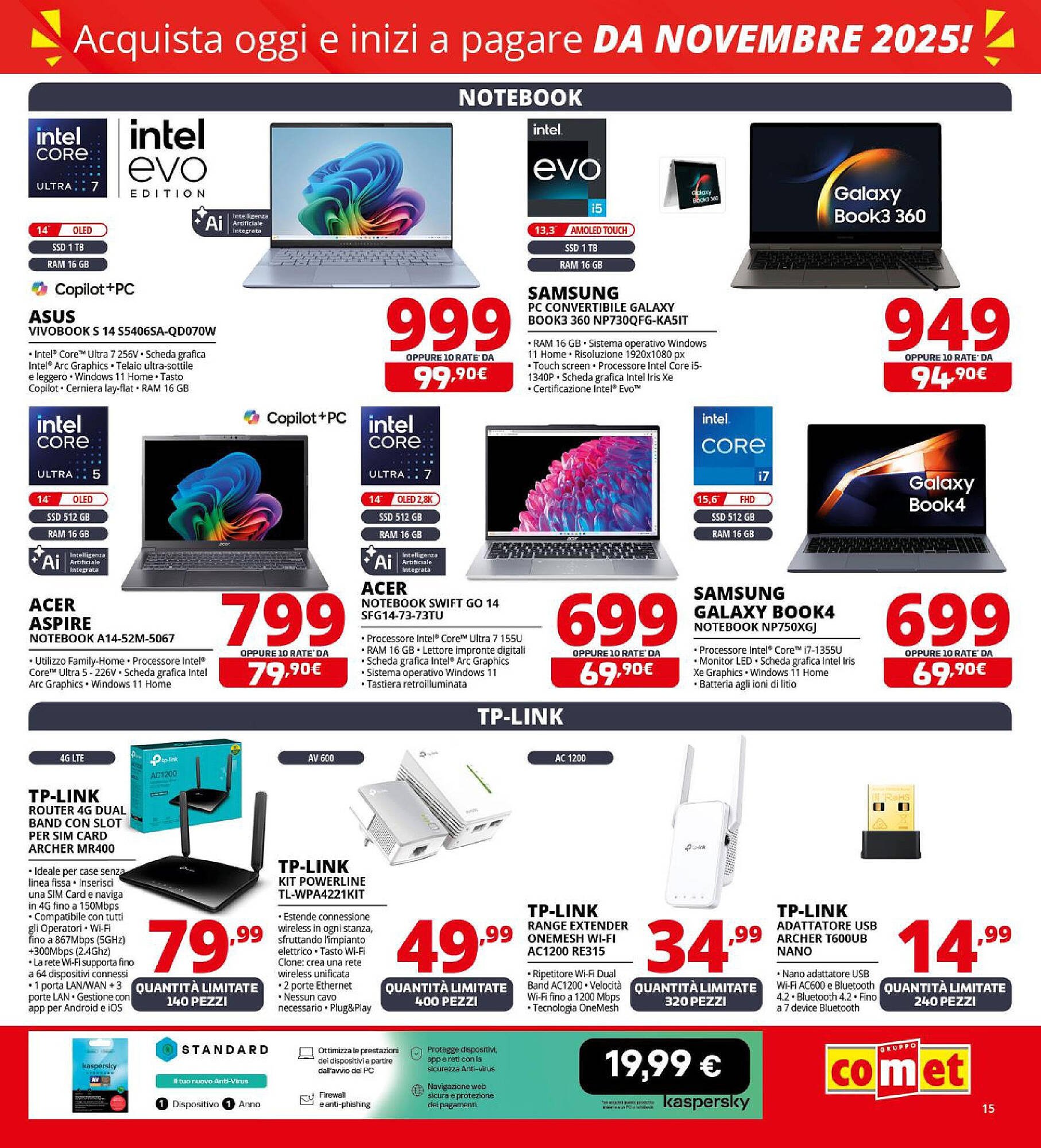 Volantino Comet (2025-07-16 - 2025-07-31)