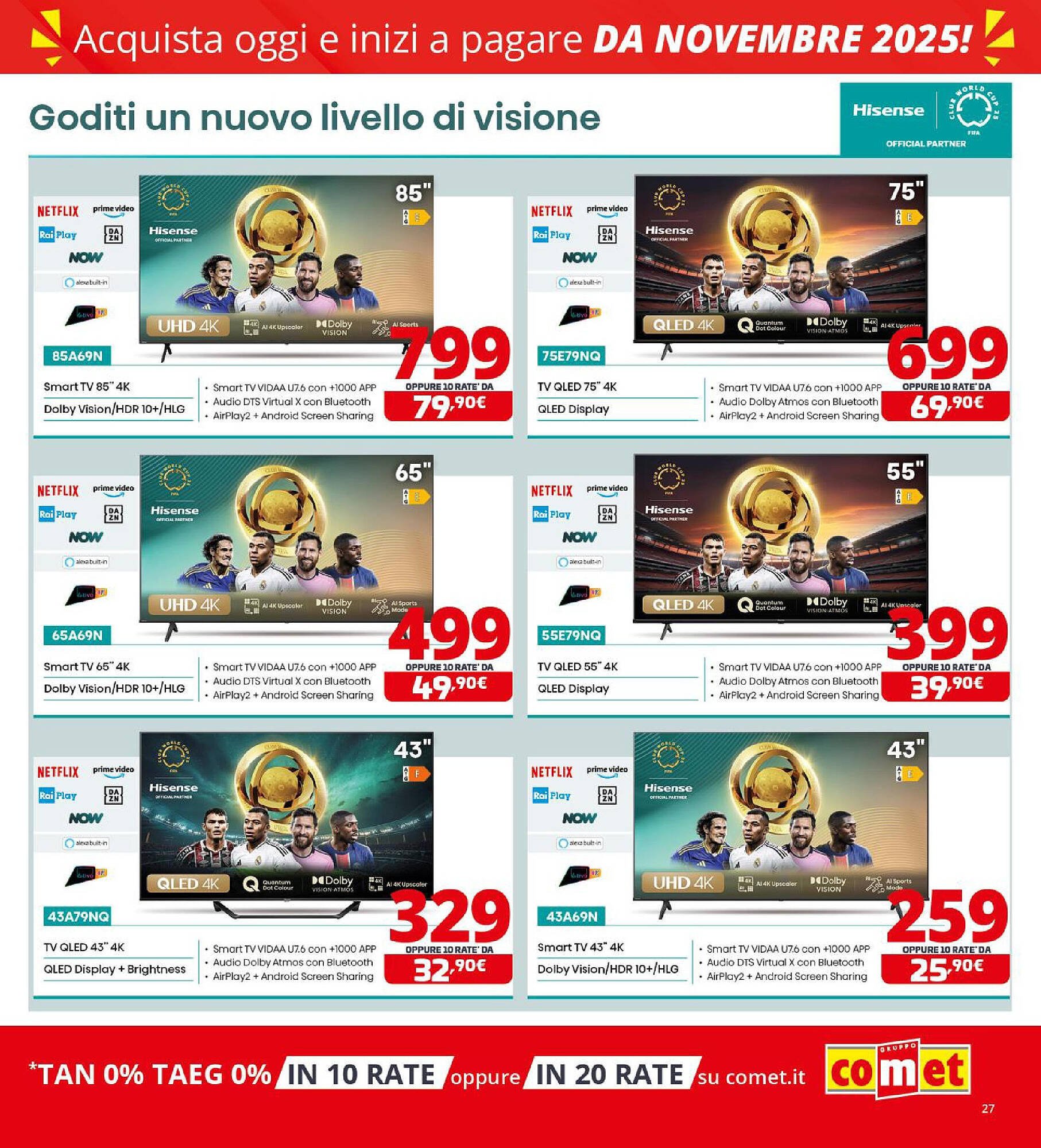 Volantino Comet (2025-07-16 - 2025-07-31)