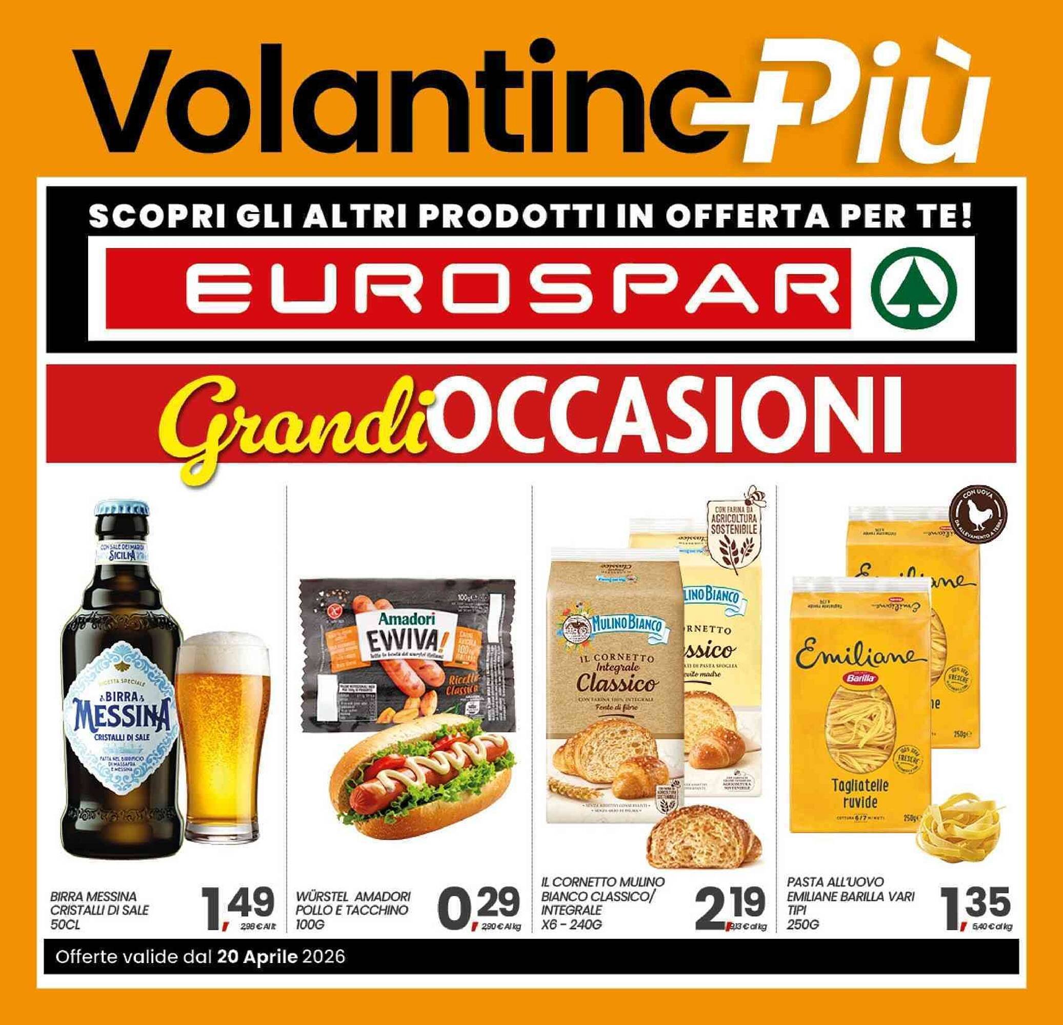 Volantino Eurospar (2026-04-20 - 2026-04-25)