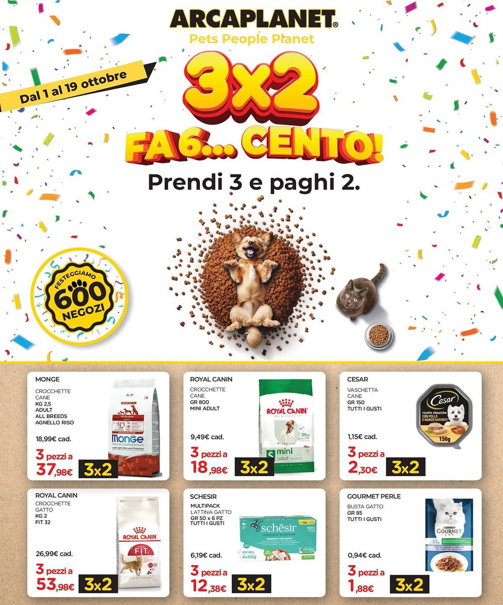 Volantino Arcaplanet (2025-10-01 - 2025-10-19)
