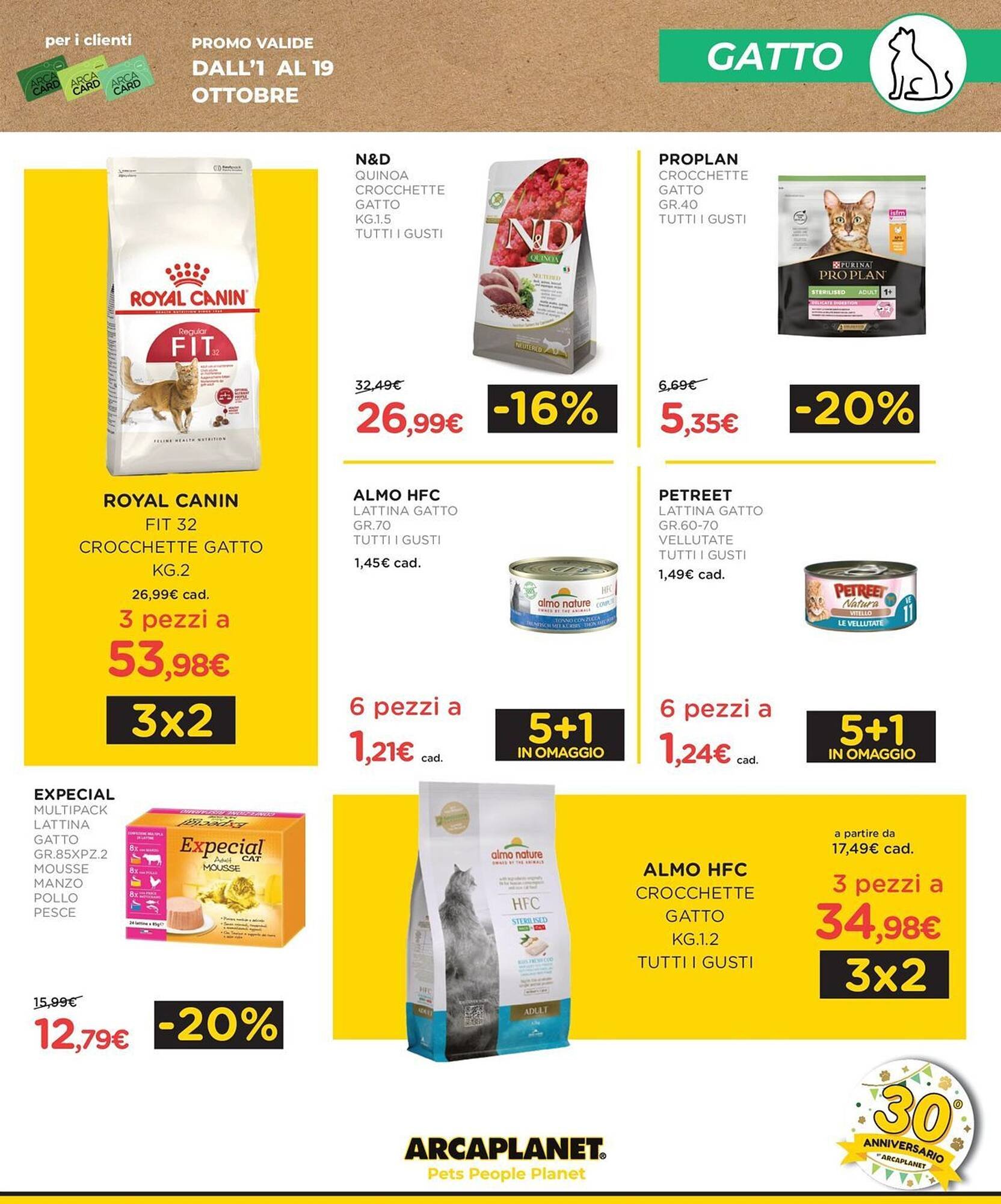 Volantino Arcaplanet (2025-10-01 - 2025-10-19)