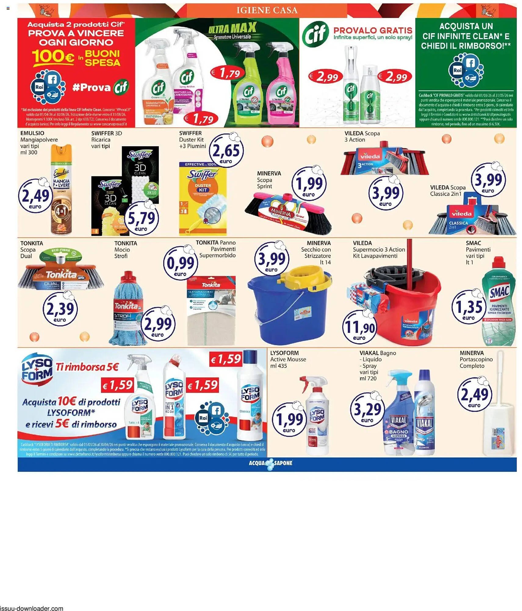 Volantino Acqua &amp; Sapone (2026-04-09 - 2026-04-19)