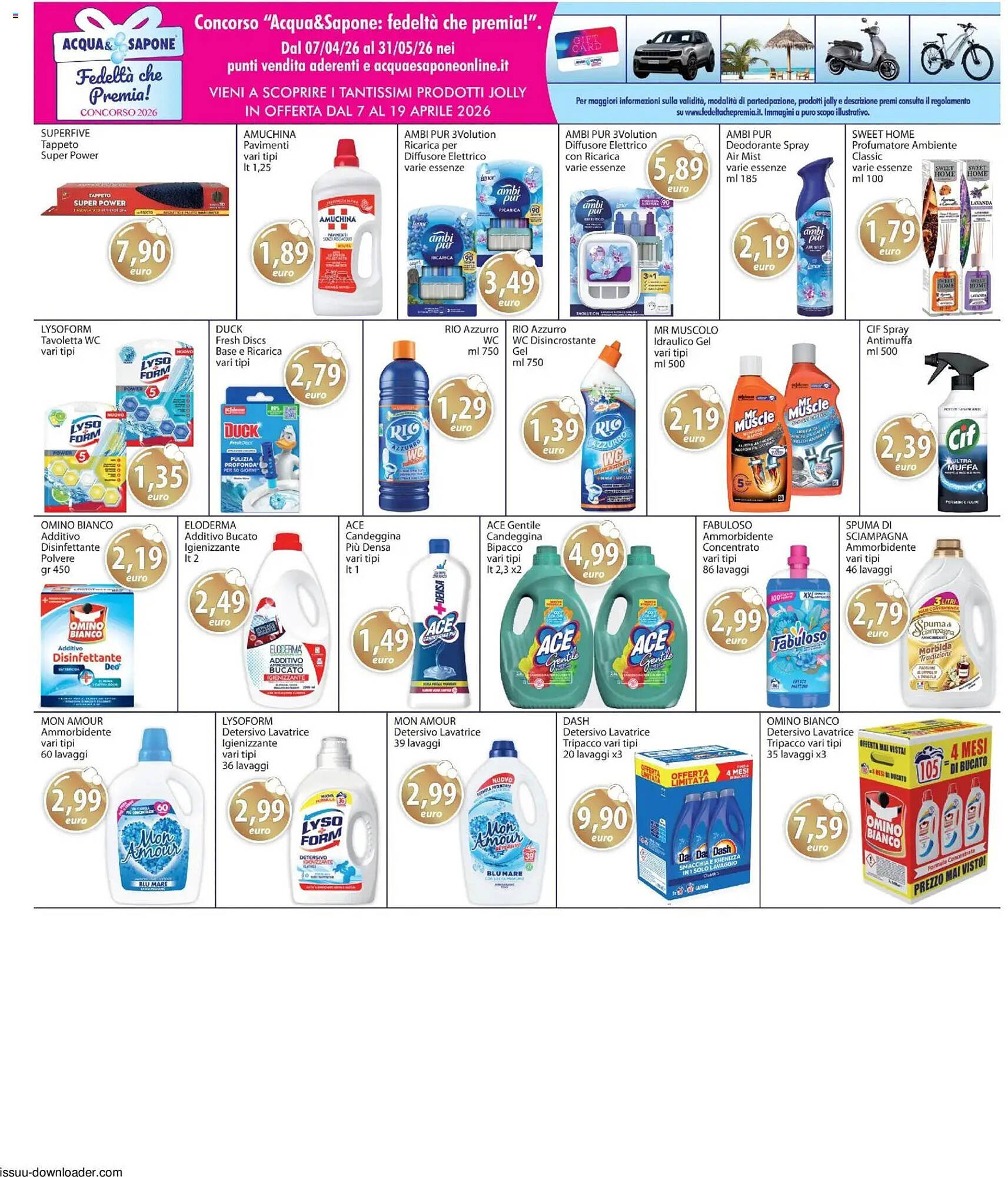 Volantino Acqua &amp; Sapone (2026-04-09 - 2026-04-19)